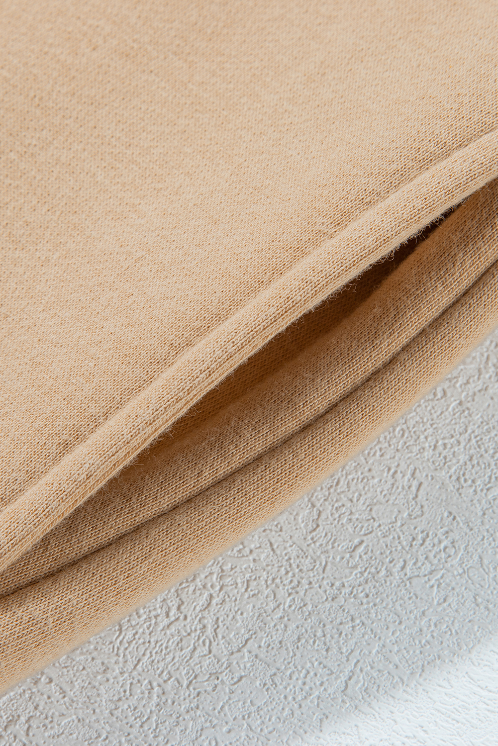 Chic Winter Activewear Set: Parchment Solid Color - Detail View 17 Chic Winter Activewear Set: Parchment Solid Color - Detail View 17
