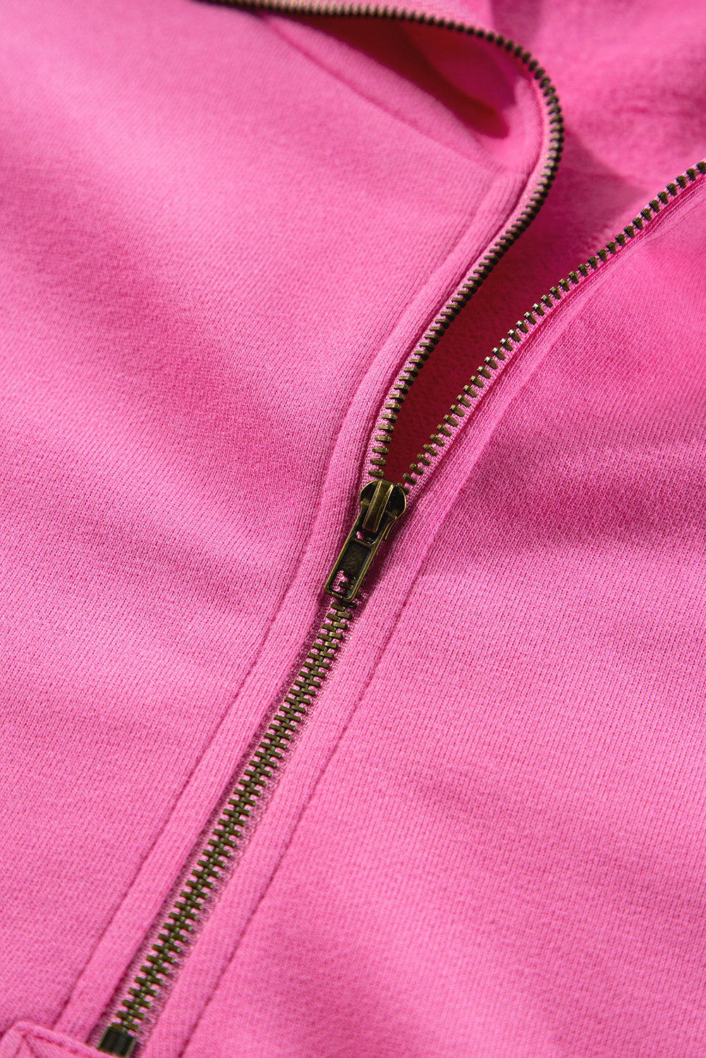 Casual Pink Solid Hoodie - Fleece Lined and Functional for Daily Wear - Detail View 14 Casual Pink Solid Hoodie - Fleece Lined and Functional for Daily Wear - Detail View 14