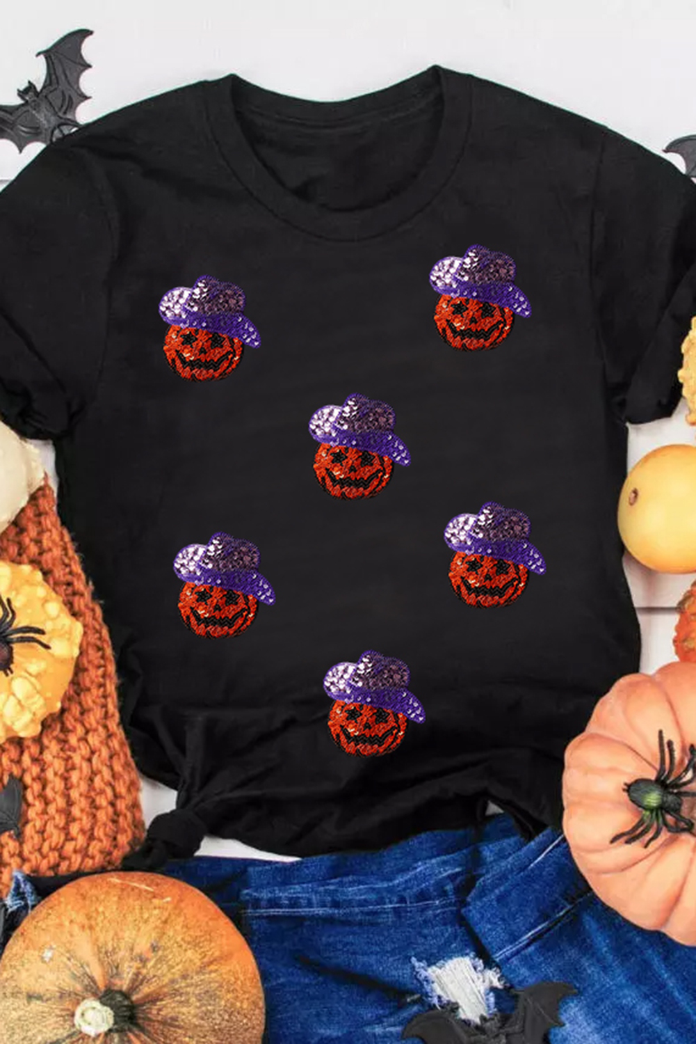 Add a Dash of Sparkle to Your Halloween Outfit with This Casual T-Shirt - Detail View 3 Add a Dash of Sparkle to Your Halloween Outfit with This Casual T-Shirt - Detail View 3
