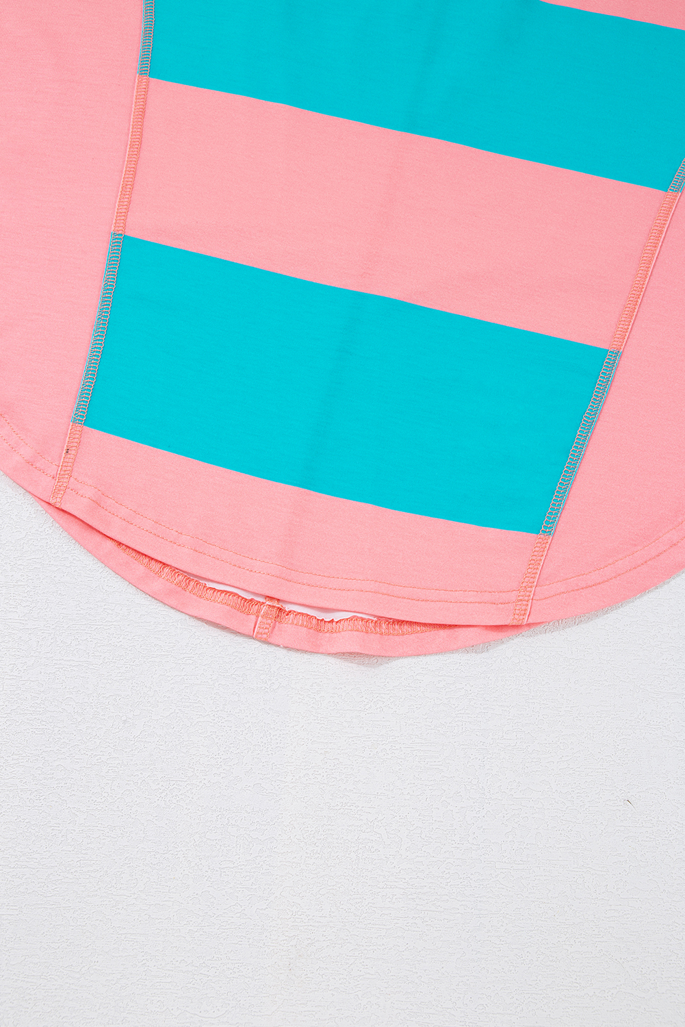 Women's Top, Light Blue, Colorblock, Striped, Drop Shoulder, Long Sleeve, Casual Style, Daily Wear, Trendy, Relaxed Fit, Round Neck, Fashionable, Versatile, Autumn Wardrobe, Comfortable, Shift Silhouette, Tops & Long Sleeve Tops - Detail View 8 Women's Top, Light Blue, Colorblock, Striped, Drop Shoulder, Long Sleeve, Casual Style, Daily Wear, Trendy, Relaxed Fit, Round Neck, Fashionable, Versatile, Autumn Wardrobe, Comfortable, Shift Silhouette, Tops & Long Sleeve Tops - Detail View 8