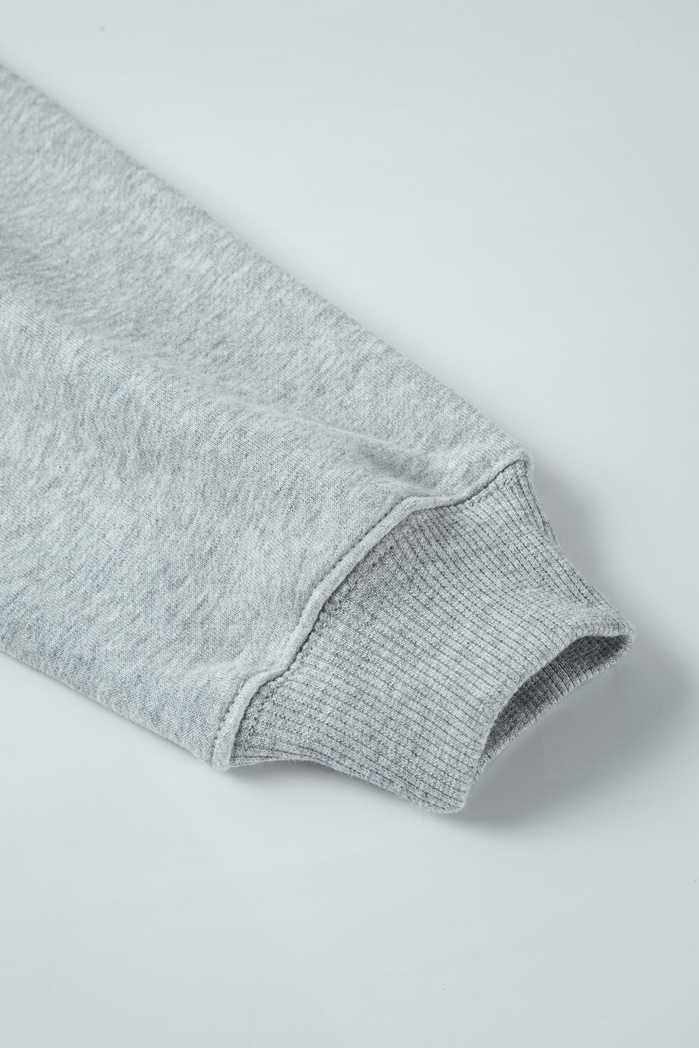 Women's Sweatshirt, Light Grey, Solid Color, Loose Fit, Crew Neck, Fleece Lining, Winter Wear, Casual Style, Soft and Warm, Daily Wear, Thigh-High Length, Premium Material, Basic Style, Tops, Sweatshirts & Hoodies - Detail View 10 Women's Sweatshirt, Light Grey, Solid Color, Loose Fit, Crew Neck, Fleece Lining, Winter Wear, Casual Style, Soft and Warm, Daily Wear, Thigh-High Length, Premium Material, Basic Style, Tops, Sweatshirts & Hoodies - Detail View 10