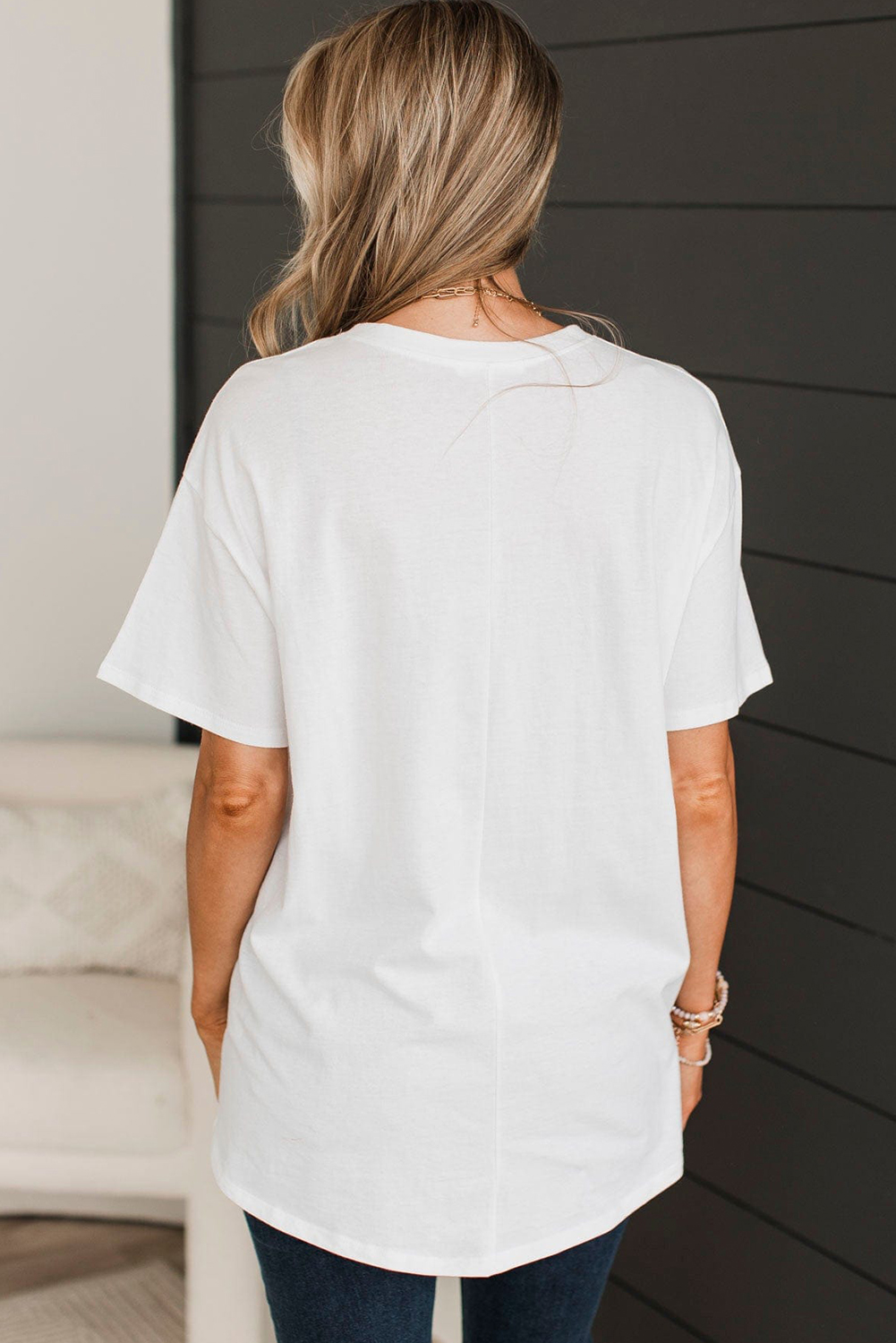 Women's 1776 USA Graphic T Shirt, Casual Summer Short Sleeve - Detail View 4 Women's 1776 USA Graphic T Shirt, Casual Summer Short Sleeve - Detail View 4
