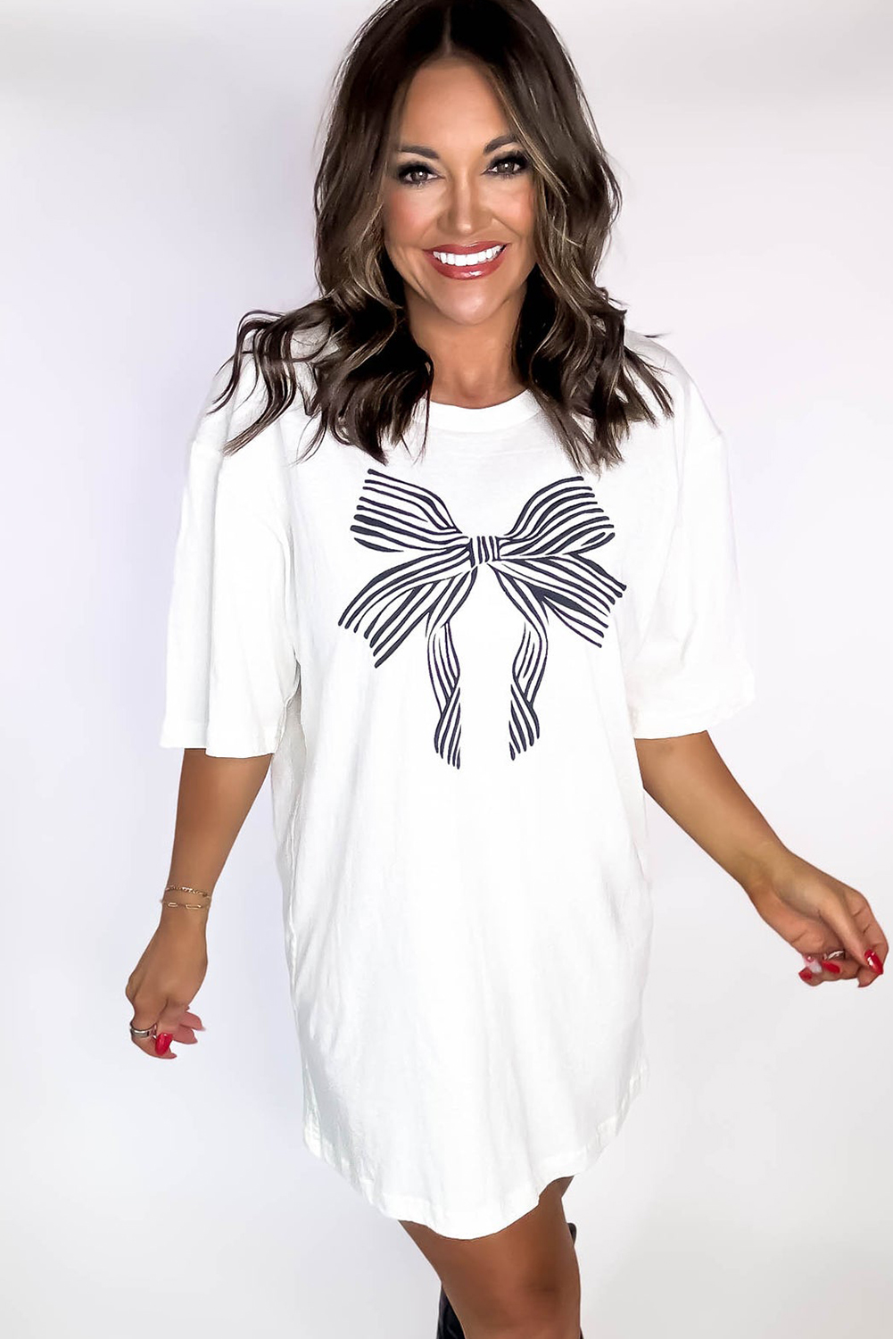 Soft and Breathable Graphic Tee with Iconic Striped Design - Detail View 3 Soft and Breathable Graphic Tee with Iconic Striped Design - Detail View 3