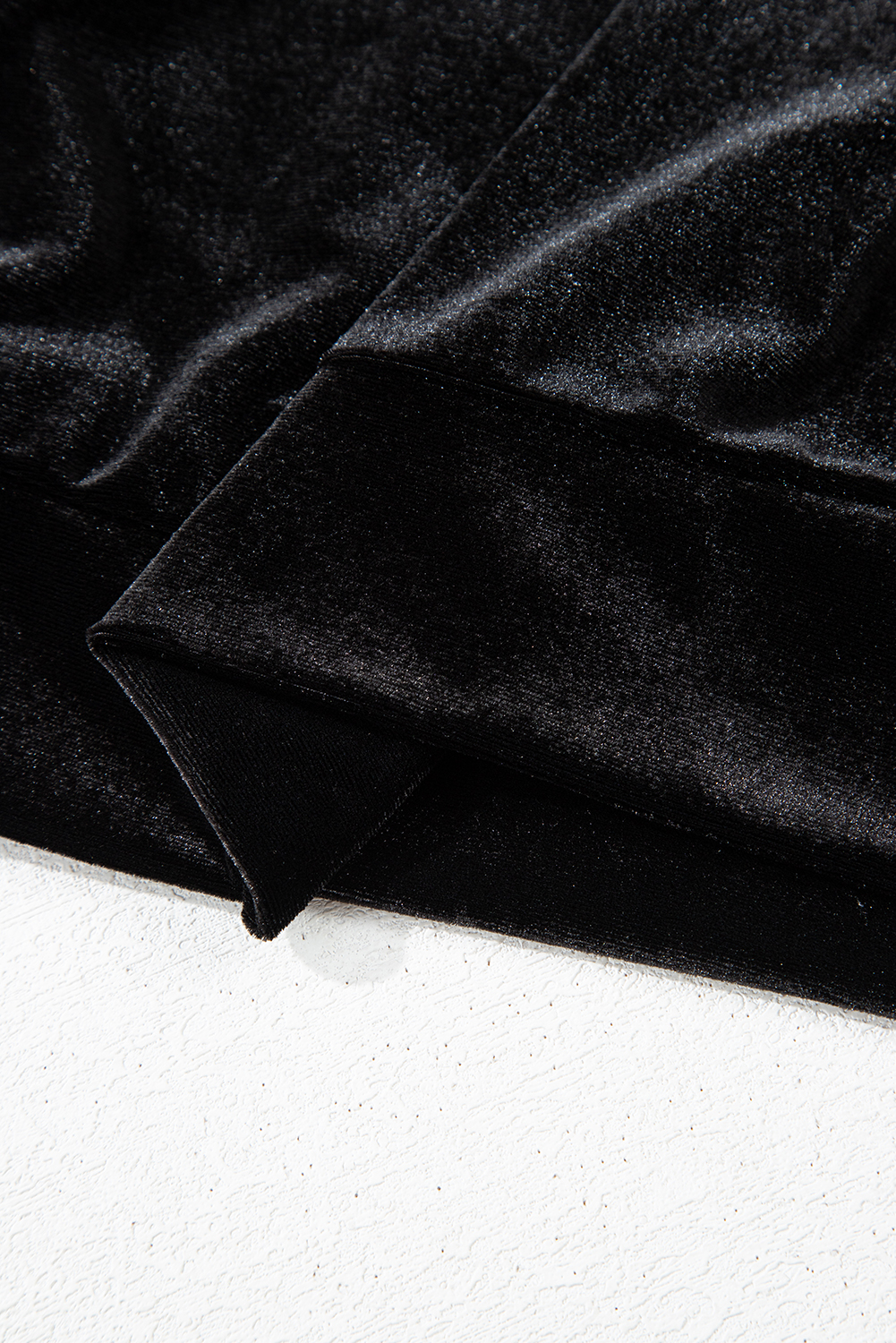 Women's Top, Black Velvet, Pearl Beaded, Half Sleeve, Elegant, Luxurious, Cozy, Special Occasions, Night Out, Solid Color, Round Neck, Autumn Fashion, Stylish, Blouses & Shirts, Comfortable Fit, Country Style - Detail View 12 Women's Top, Black Velvet, Pearl Beaded, Half Sleeve, Elegant, Luxurious, Cozy, Special Occasions, Night Out, Solid Color, Round Neck, Autumn Fashion, Stylish, Blouses & Shirts, Comfortable Fit, Country Style - Detail View 12
