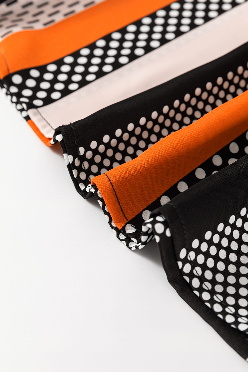 Chic and Comfortable Women's Blouse with Puff Sleeves and Fun Polka Dot Pattern - Detail View 10 Chic and Comfortable Women's Blouse with Puff Sleeves and Fun Polka Dot Pattern - Detail View 10