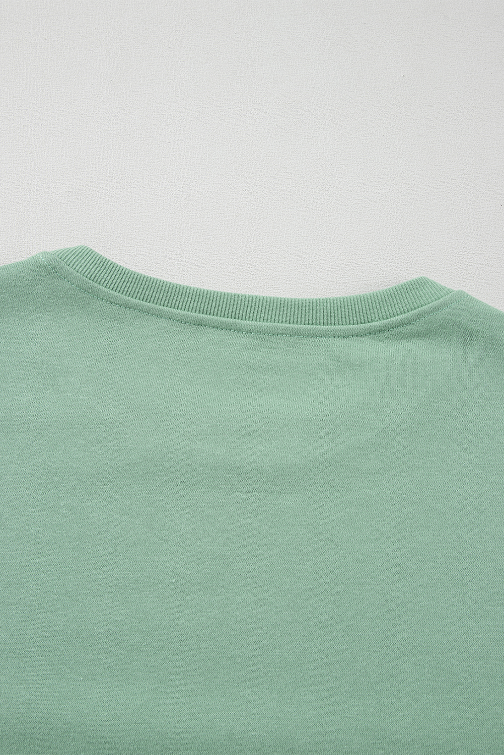 Casual Rainbow Stripe Sweater - Moonlight Jade - Comfortable Loose Fit - Detail View 12 Casual Rainbow Stripe Sweater - Moonlight Jade - Comfortable Loose Fit - Detail View 12