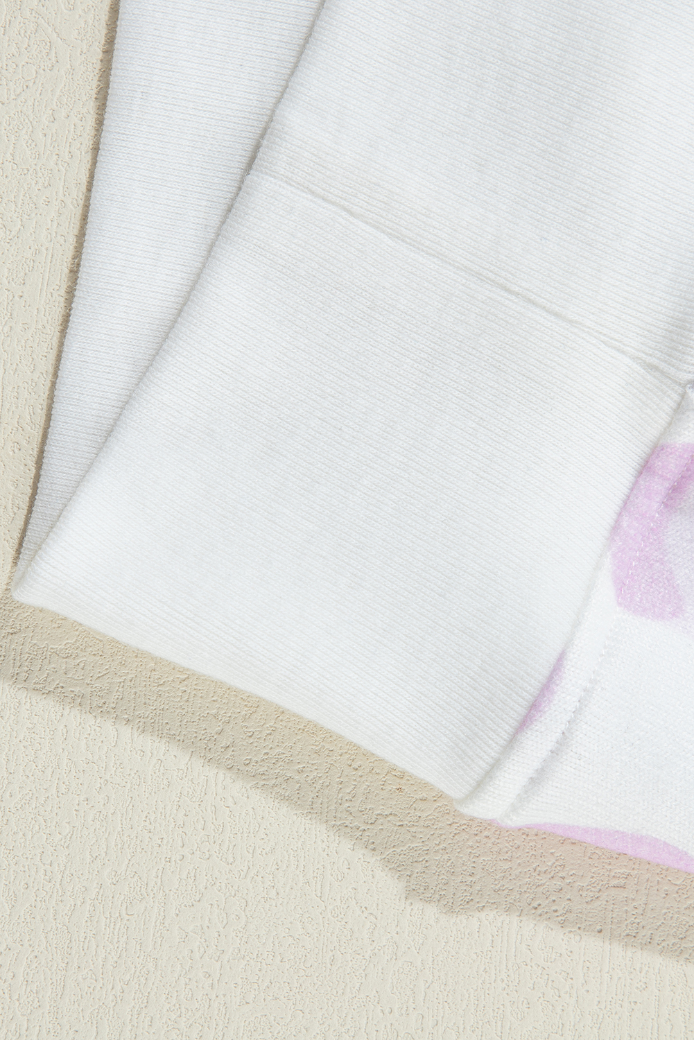 Wild and Comfortable Loungewear Set: Pink Leopard Print Pullover and Matching Shorts - Detail View 12 Wild and Comfortable Loungewear Set: Pink Leopard Print Pullover and Matching Shorts - Detail View 12