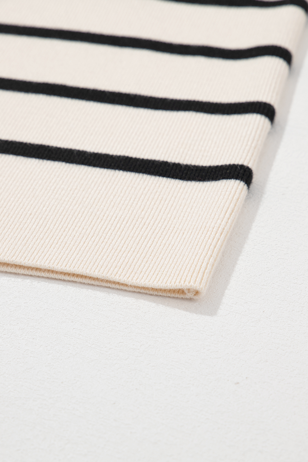 Women's Cardigan, Black Stripe, Flap Pockets, Buttoned Front, Round Neck, Long Sleeve, Classic, Timeless, Elegant, Versatile, Daily Wear, Winter Wear, Sweaters & Cardigans - Detail View 20 Women's Cardigan, Black Stripe, Flap Pockets, Buttoned Front, Round Neck, Long Sleeve, Classic, Timeless, Elegant, Versatile, Daily Wear, Winter Wear, Sweaters & Cardigans - Detail View 20