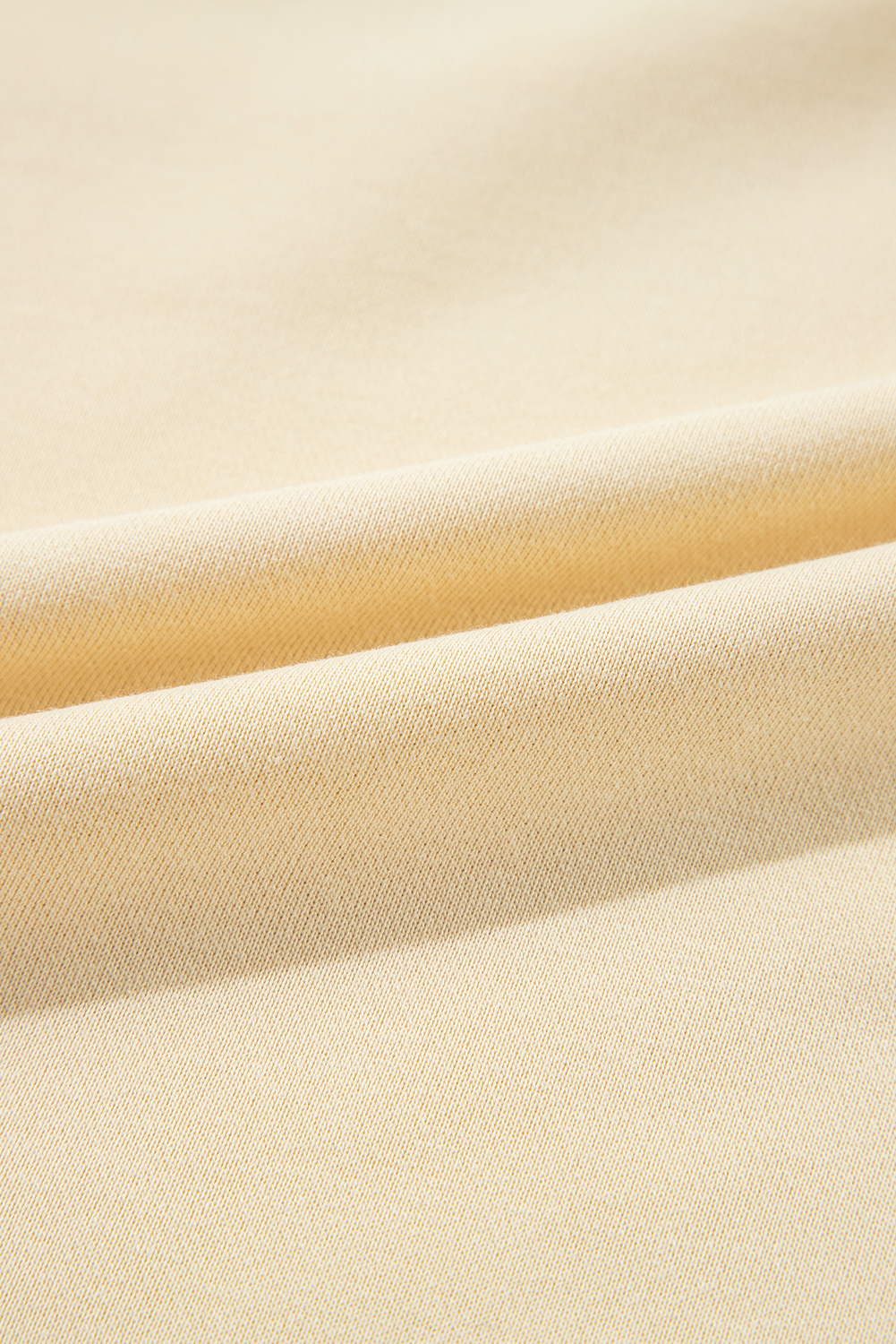 Comfortable and Chic Women's Fall Sweatshirt - Beige Splicing Round Neck Pullover - Detail View 13 Comfortable and Chic Women's Fall Sweatshirt - Beige Splicing Round Neck Pullover - Detail View 13