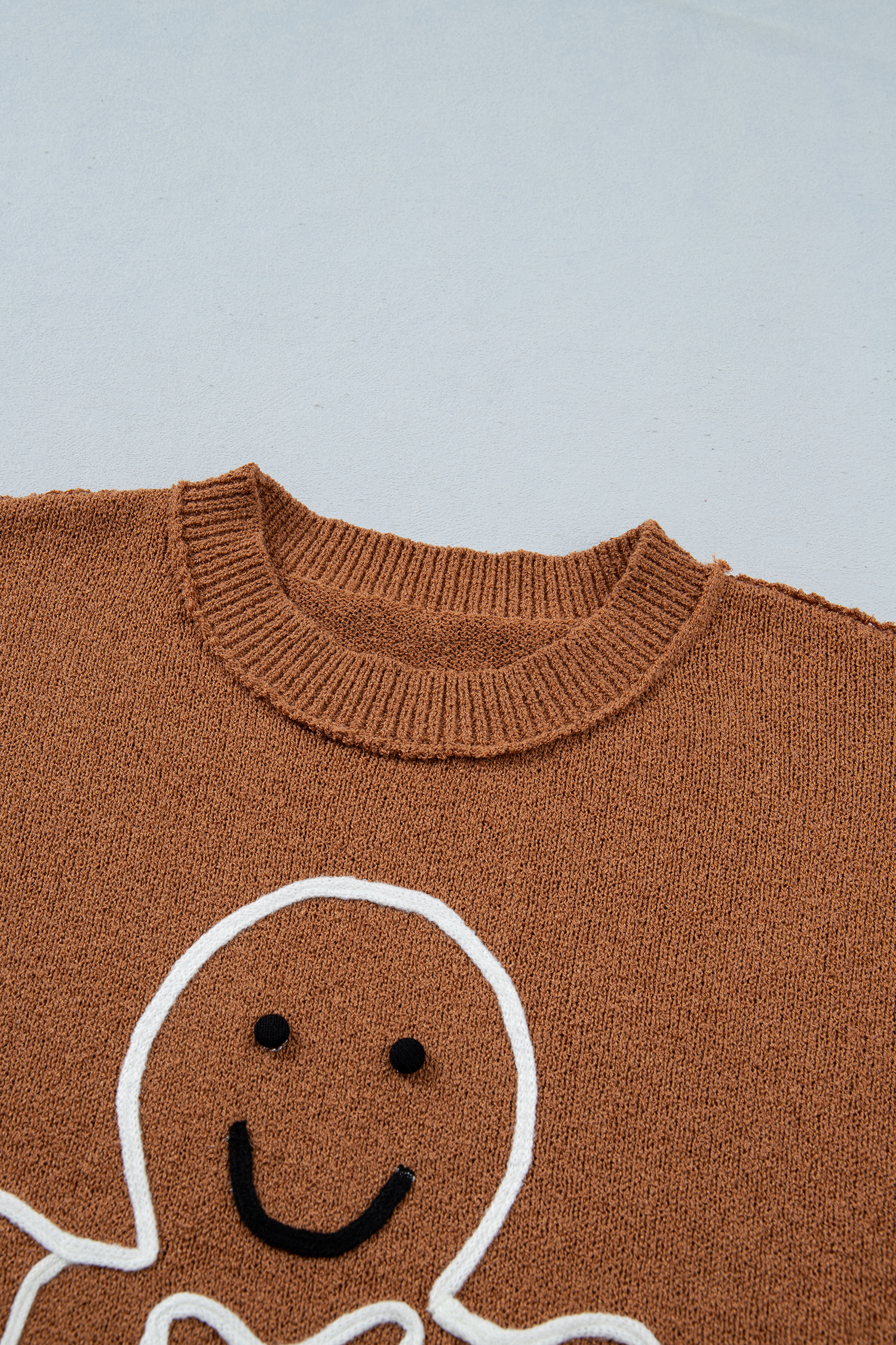 Women's Oversized Sweater, Casual Autumn Knit Pullover - Detail View 10 Women's Oversized Sweater, Casual Autumn Knit Pullover - Detail View 10