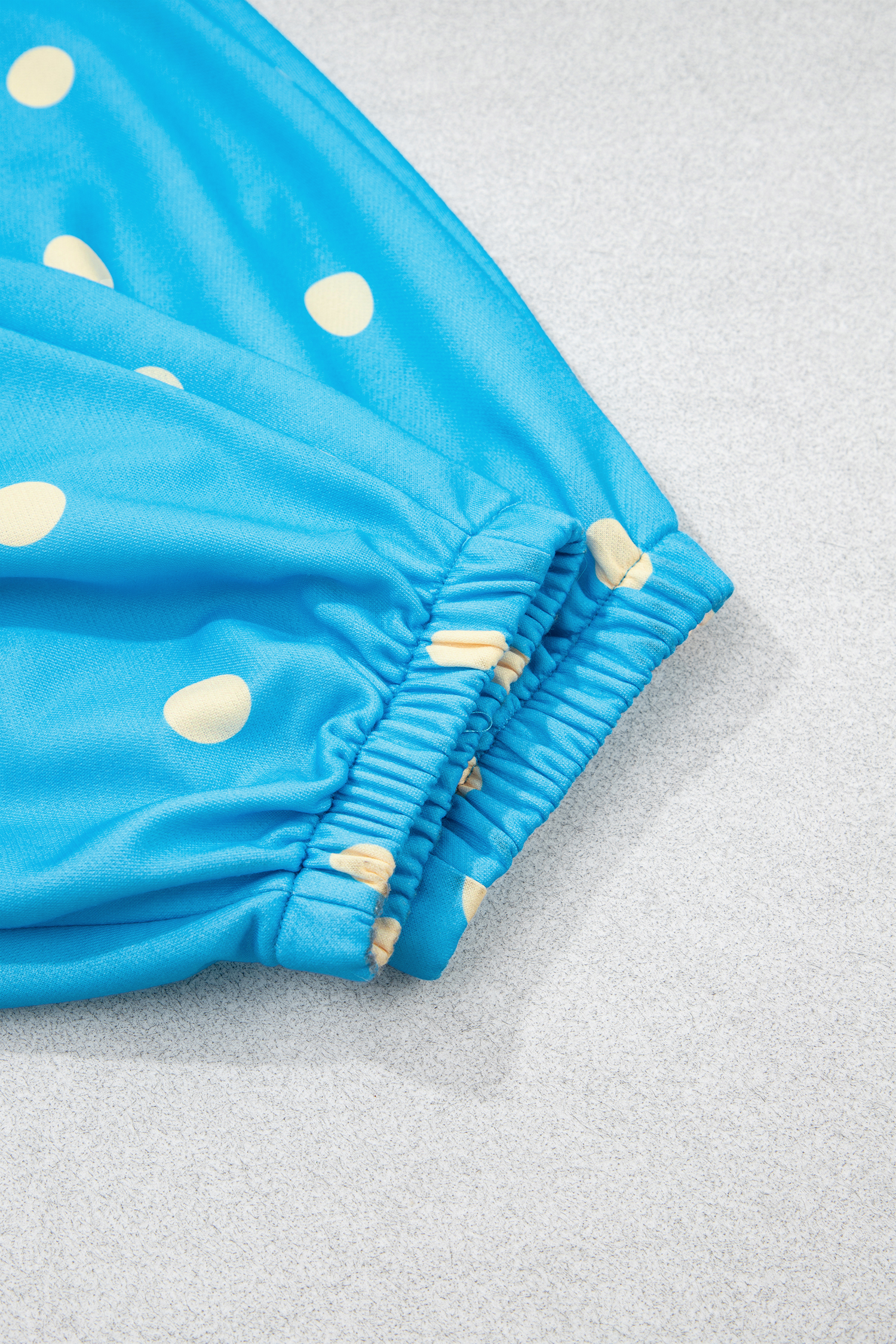 Women's Two Piece Jogger Set, Autumn Polka Dot Casual Style - Detail View 18 Women's Two Piece Jogger Set, Autumn Polka Dot Casual Style - Detail View 18
