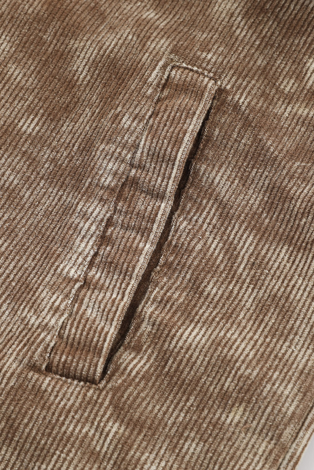 Western Style Shacket, Women's Button Down Corduroy Jacket - Detail View 12 Western Style Shacket, Women's Button Down Corduroy Jacket - Detail View 12