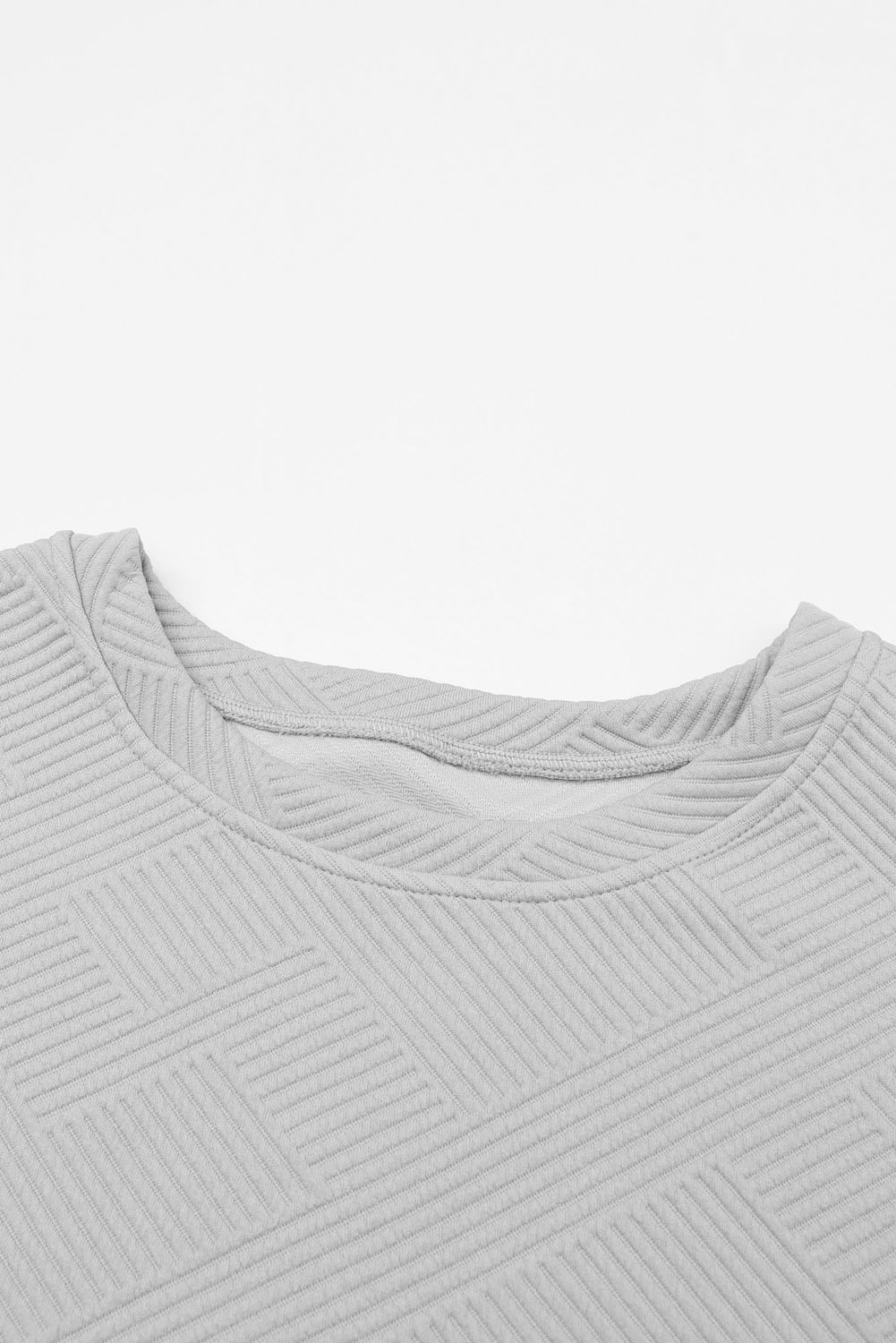 Summer Daily Lounge Set, Women's Textured Drawstring Outfit - Detail View 9 Summer Daily Lounge Set, Women's Textured Drawstring Outfit - Detail View 9