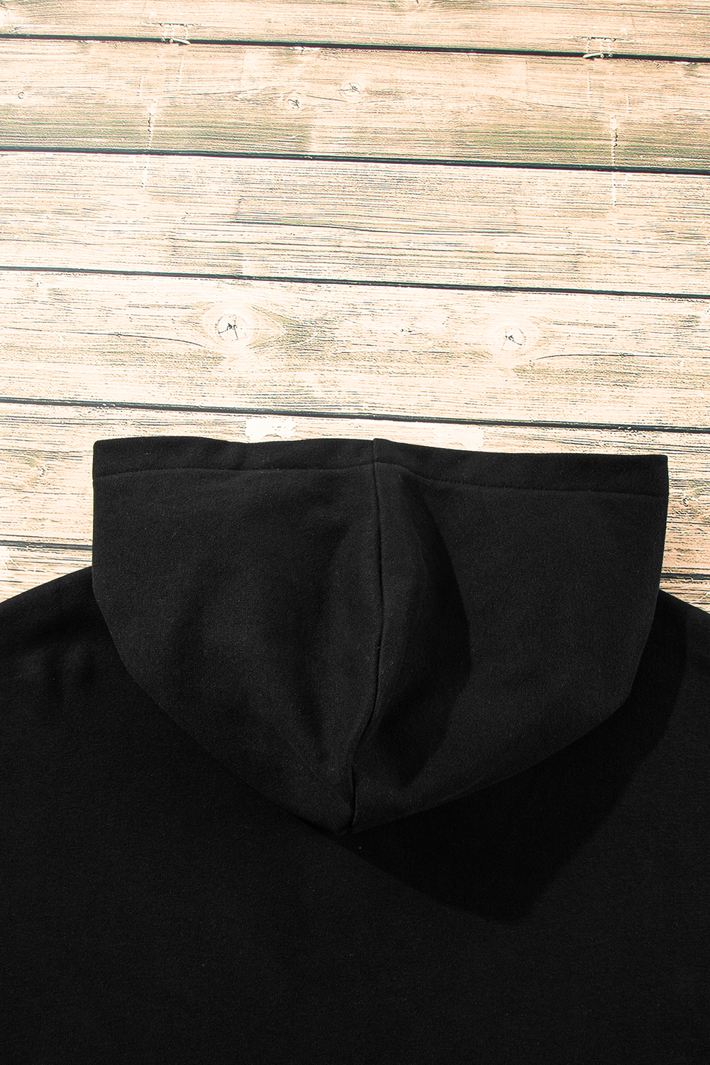 Cozy Black Hoodie with Fleece Lining and Half Zipper for Easy Style - Detail View 14 Cozy Black Hoodie with Fleece Lining and Half Zipper for Easy Style - Detail View 14