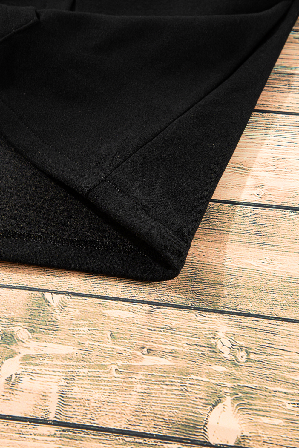 Women's Hoodie, Black, Fleece Lined, Half Zipper, Kangaroo Pockets, Loose Fit, Casual, Chic, Fleece Lining, Warm, Versatile, Easy to Pair, Hoodies, Sweatshirts & Hoodies - Detail View 16 Women's Hoodie, Black, Fleece Lined, Half Zipper, Kangaroo Pockets, Loose Fit, Casual, Chic, Fleece Lining, Warm, Versatile, Easy to Pair, Hoodies, Sweatshirts & Hoodies - Detail View 16
