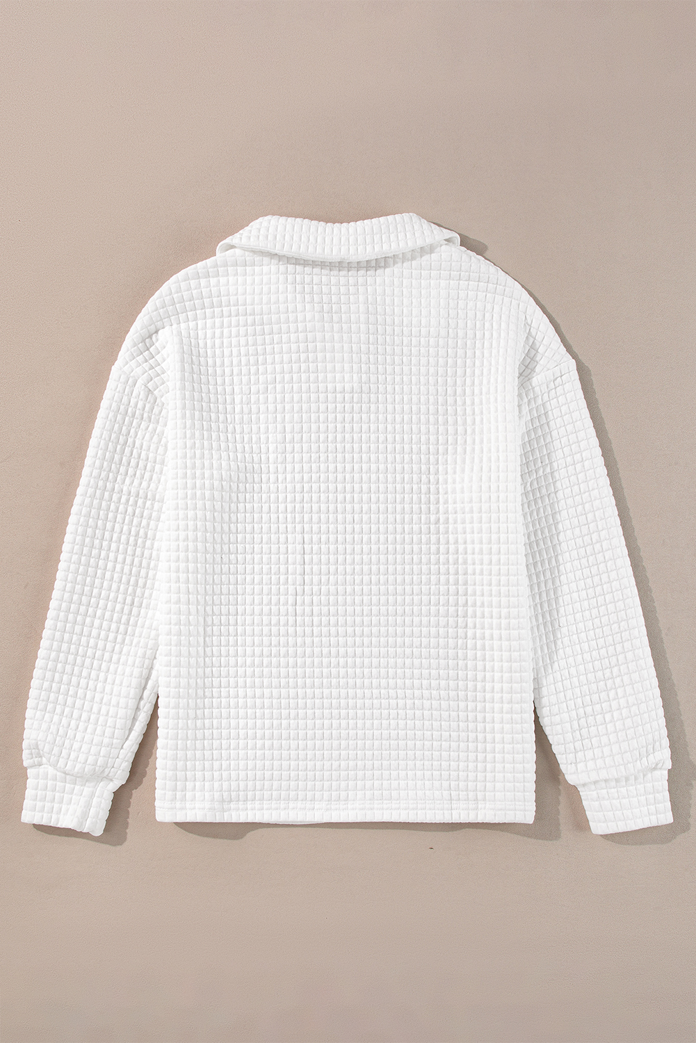 Soft Fabric Textured Long Sleeve Shirt for Daily Wear - Modern Style - Detail View 7 Soft Fabric Textured Long Sleeve Shirt for Daily Wear - Modern Style - Detail View 7