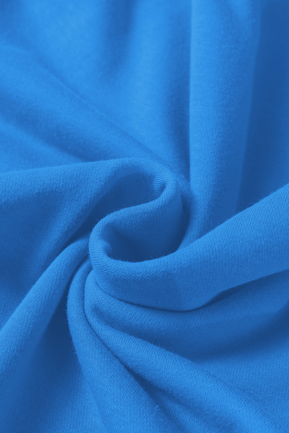 Casual Sky Blue Crew Neck Sweatshirt with Drop Shoulders for Everyday Wear - Detail View 10 Casual Sky Blue Crew Neck Sweatshirt with Drop Shoulders for Everyday Wear - Detail View 10