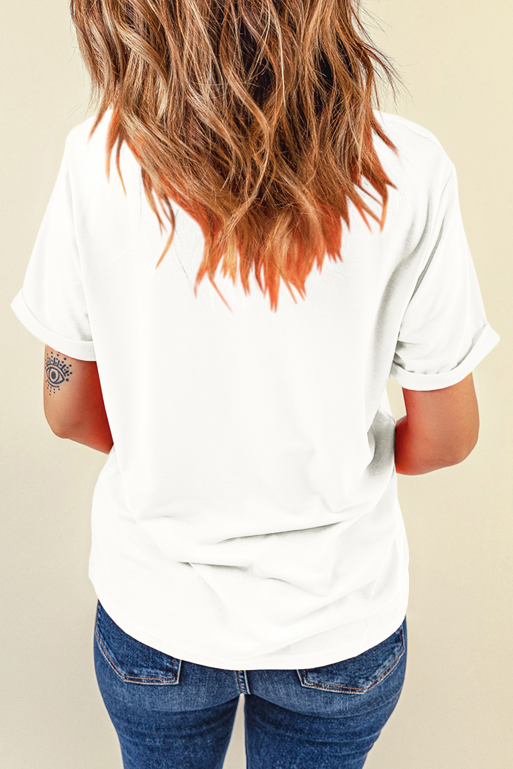 Comfortable Crew Neck Short Sleeve T-Shirt - Ideal for Daily Wear and Thanksgiving - Detail View 7 Comfortable Crew Neck Short Sleeve T-Shirt - Ideal for Daily Wear and Thanksgiving - Detail View 7