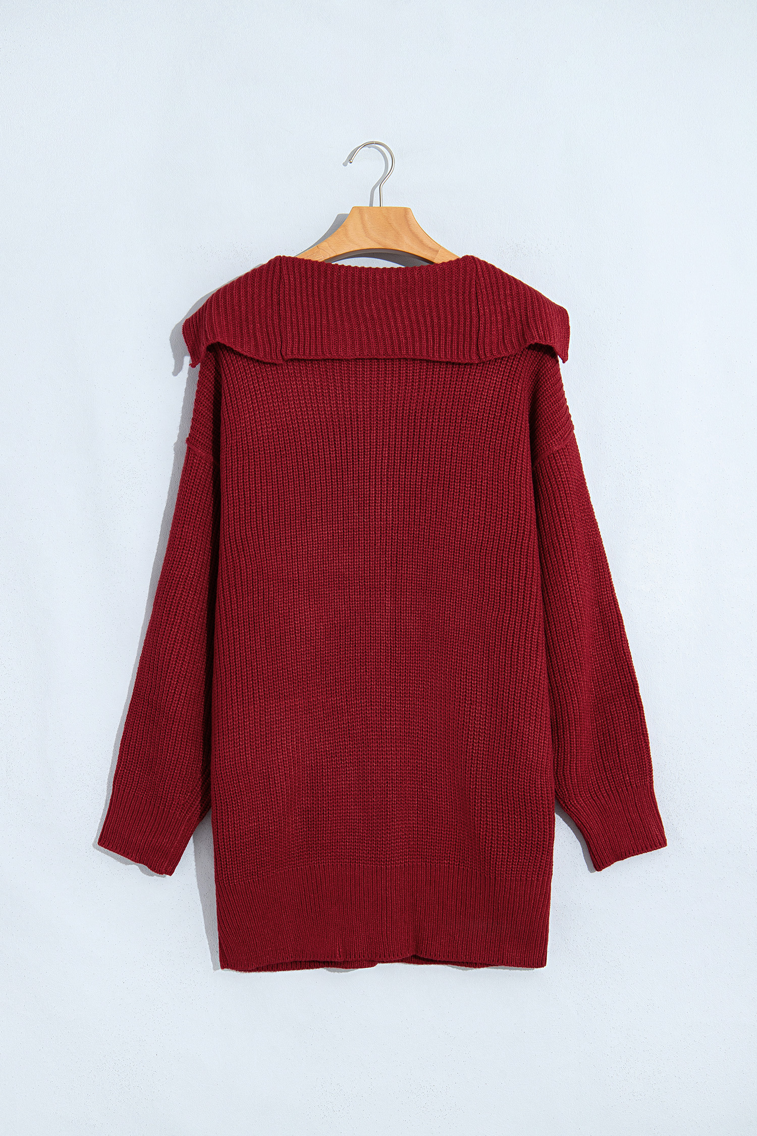 Casual Knit Sweater Cardigan, Women's Red Dahlia Button Down - Detail View 6 Casual Knit Sweater Cardigan, Women's Red Dahlia Button Down - Detail View 6