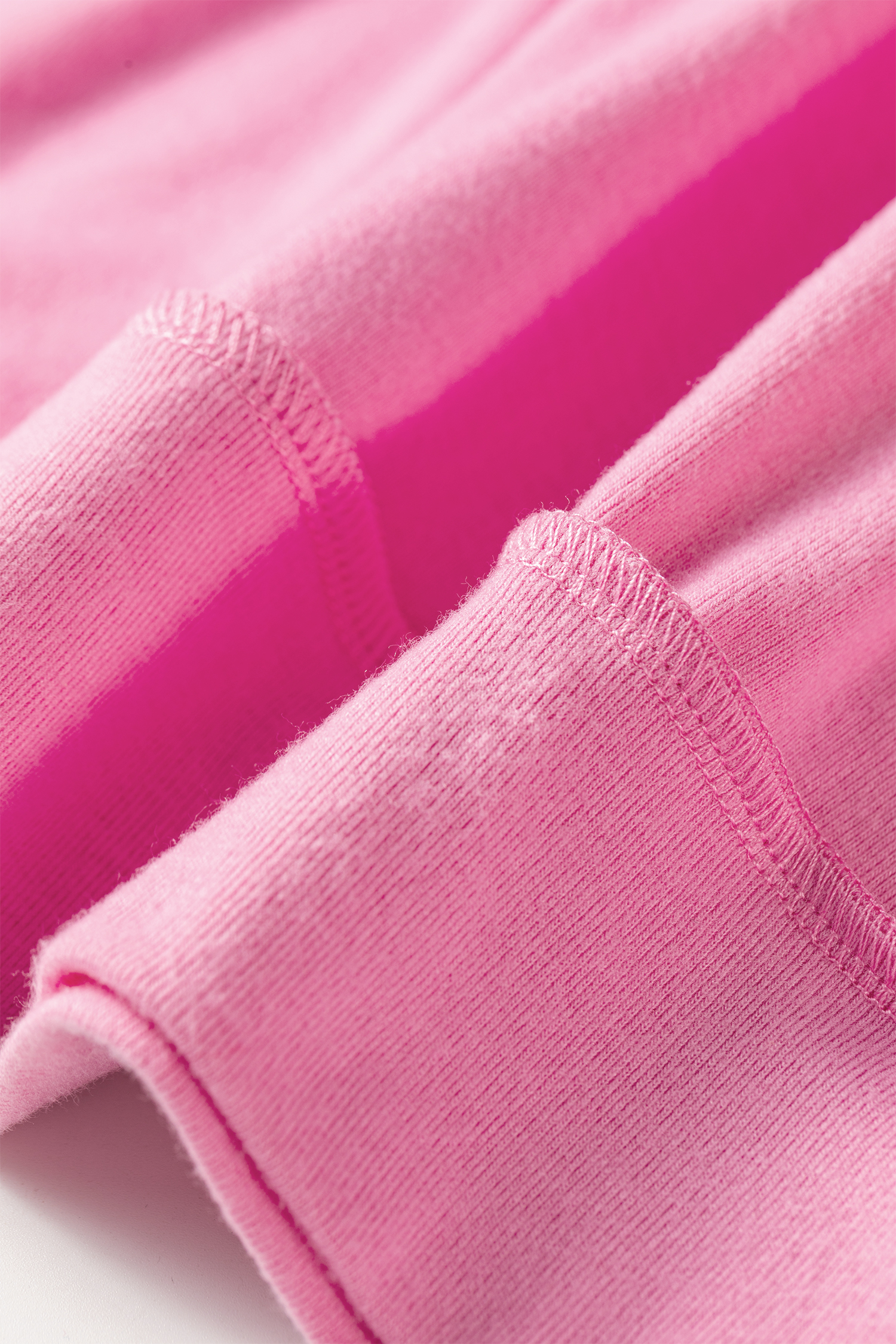 Women's Pink Color Block Top, Casual V Neck Fall Pullover - Detail View 13 Women's Pink Color Block Top, Casual V Neck Fall Pullover - Detail View 13