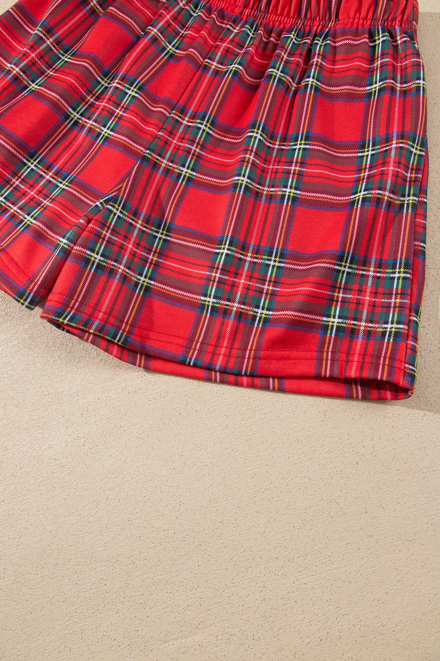 Women's Plaid Pajama Set, Merry Christmas Long Sleeve - Detail View 14 Women's Plaid Pajama Set, Merry Christmas Long Sleeve - Detail View 14