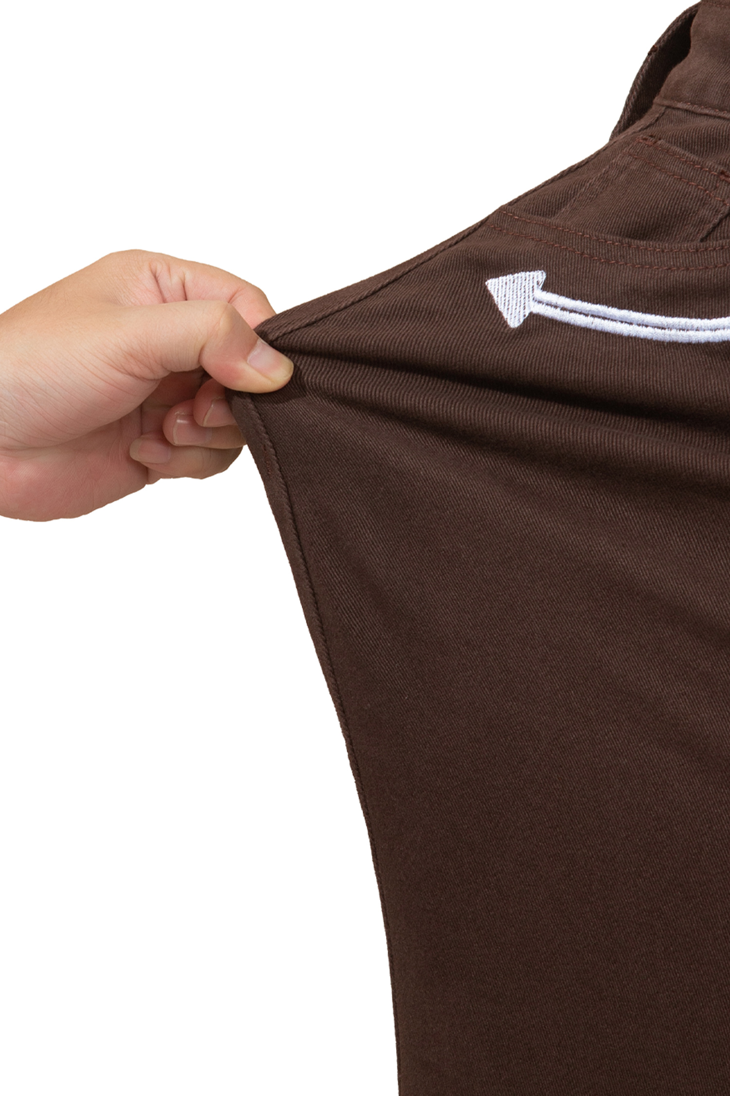 Women's Western Denim Jeans, Colorblock Coffee Pants - Detail View 17 Women's Western Denim Jeans, Colorblock Coffee Pants - Detail View 17