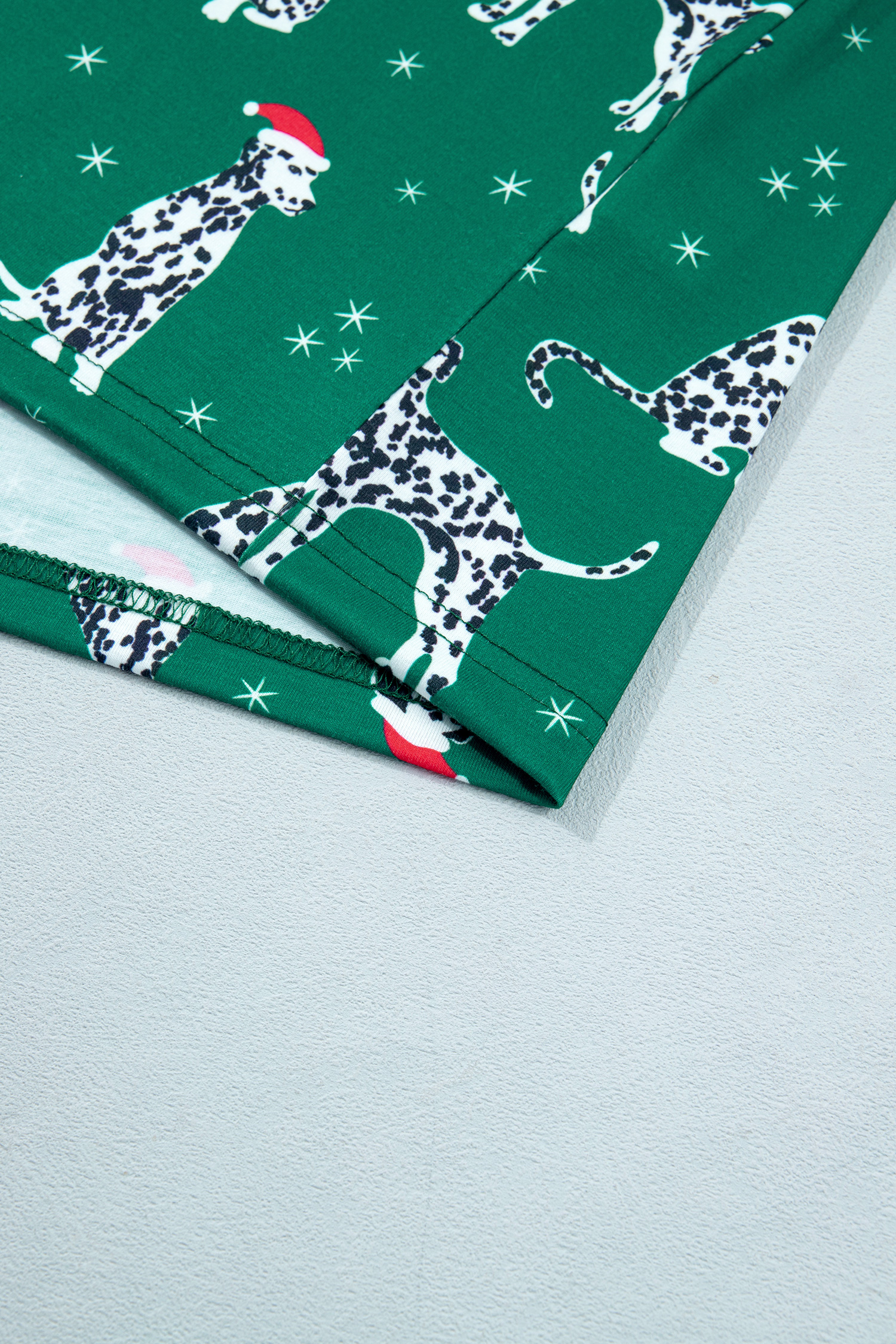 Holiday Dog Print Pajamas, Women's Long Sleeve Short Set - Detail View 17 Holiday Dog Print Pajamas, Women's Long Sleeve Short Set - Detail View 17
