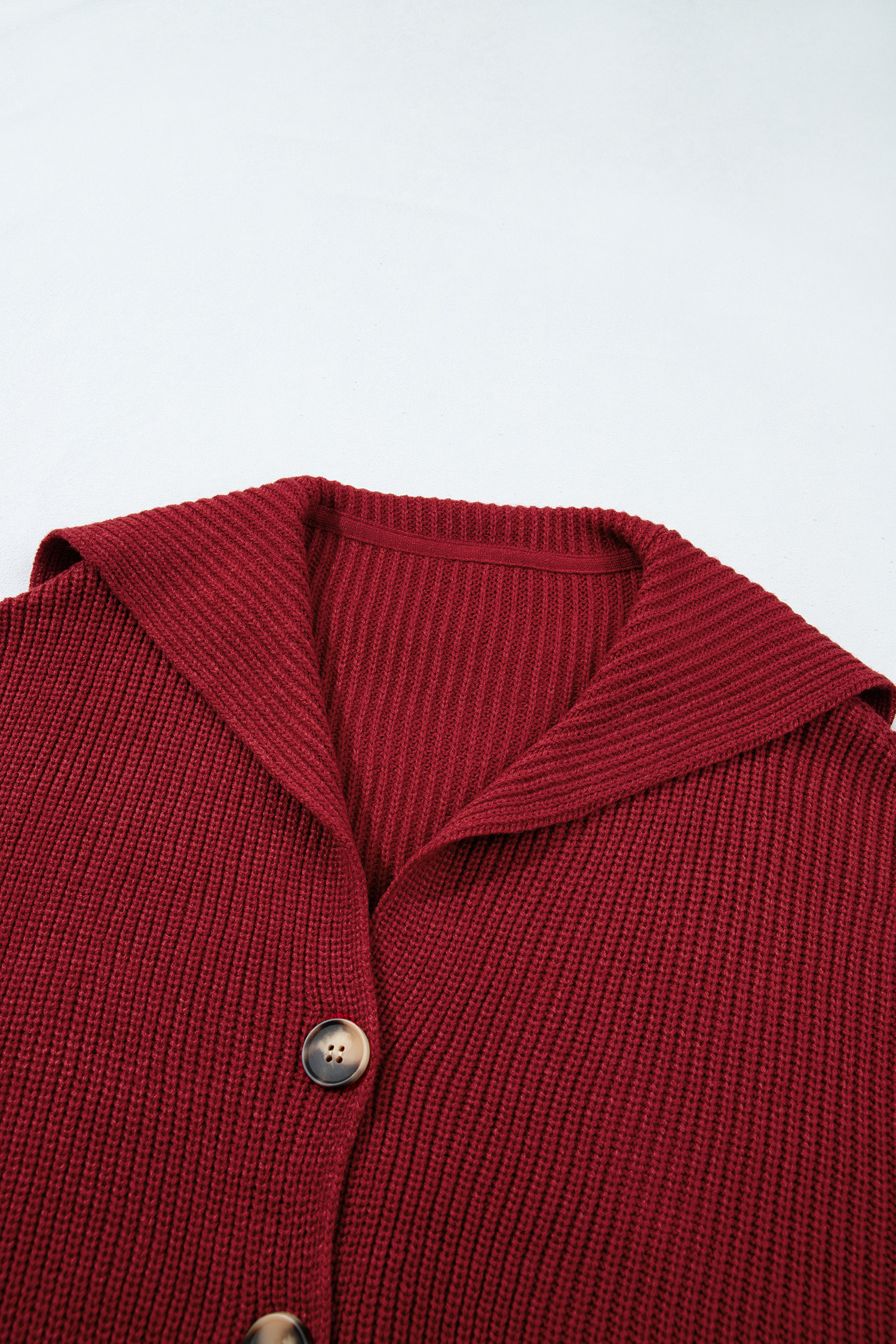 Women's Red Dahlia Cardigan, Oversized Button Front Knit - Detail View 13 Women's Red Dahlia Cardigan, Oversized Button Front Knit - Detail View 13