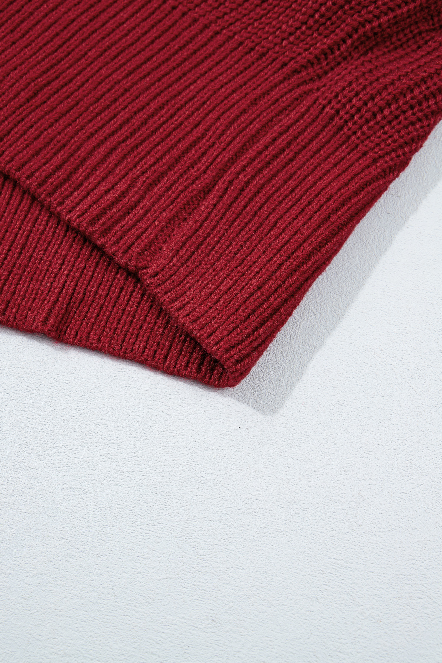 Casual Knit Sweater Cardigan, Women's Red Dahlia Button Down - Detail View 9 Casual Knit Sweater Cardigan, Women's Red Dahlia Button Down - Detail View 9