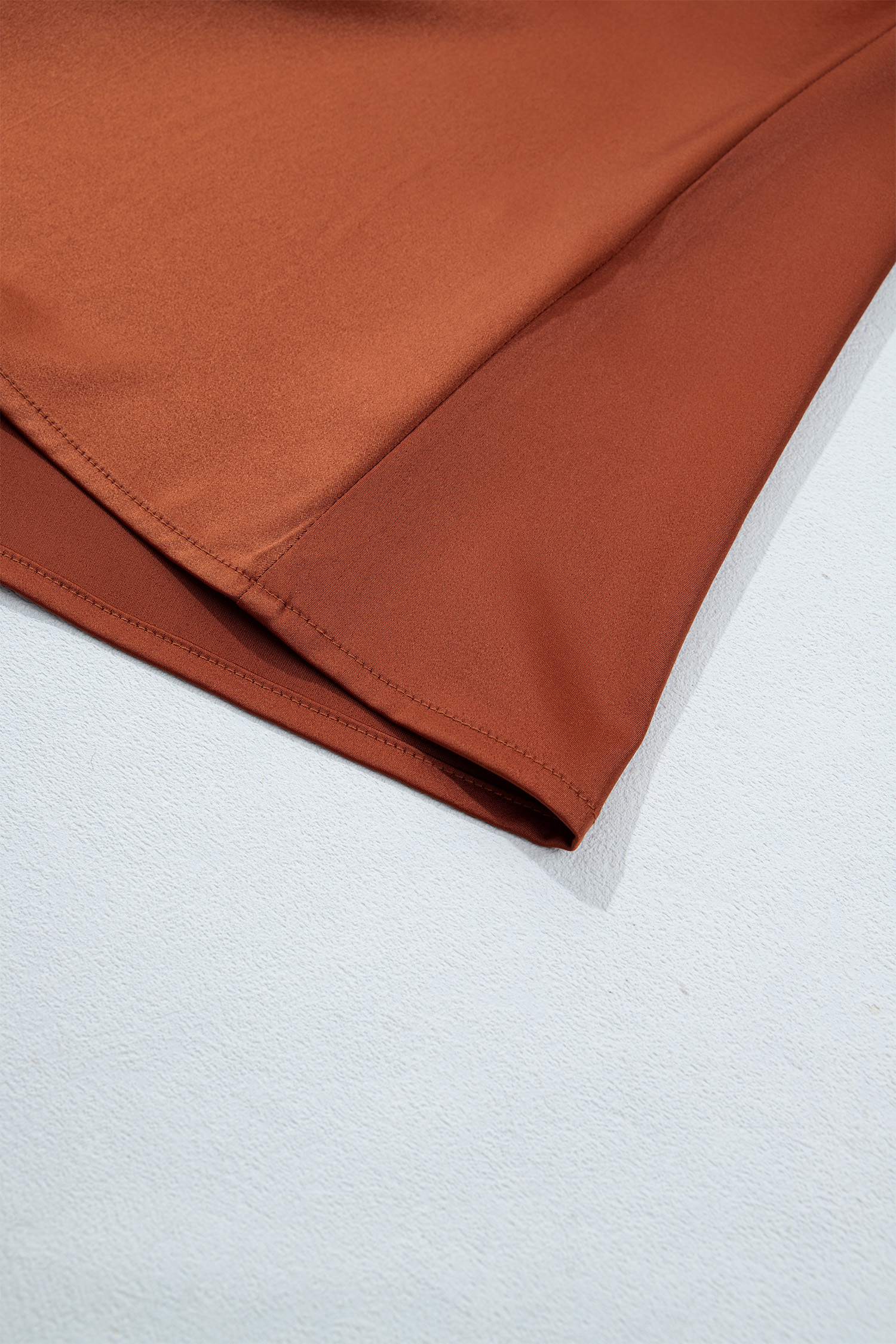 Silky Button Down Western Blouse, Women's Fall Fashion - Detail View 8 Silky Button Down Western Blouse, Women's Fall Fashion - Detail View 8