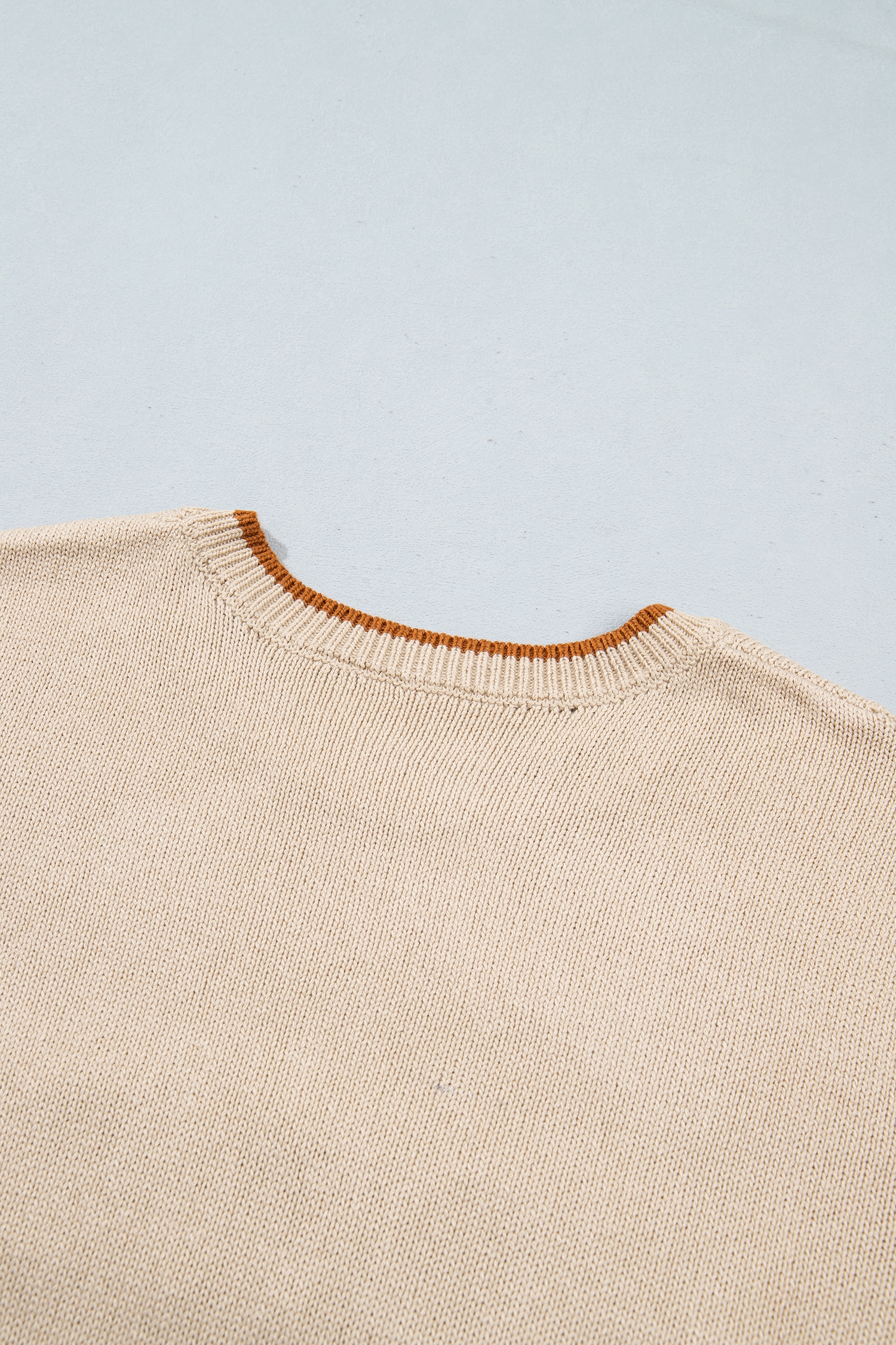 Western Howdy Embroidered Sweater, Women's Parchment Knit Top - Detail View 11 Western Howdy Embroidered Sweater, Women's Parchment Knit Top - Detail View 11