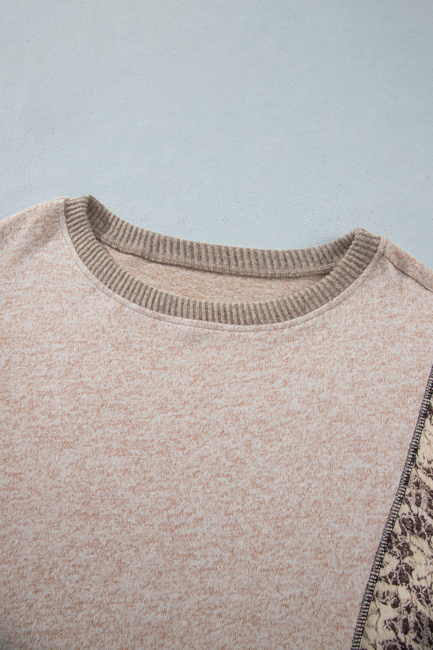 Vintage Floral Print Long Sleeve Top, Women's Fall Shift Shirt - Detail View 11 Vintage Floral Print Long Sleeve Top, Women's Fall Shift Shirt - Detail View 11