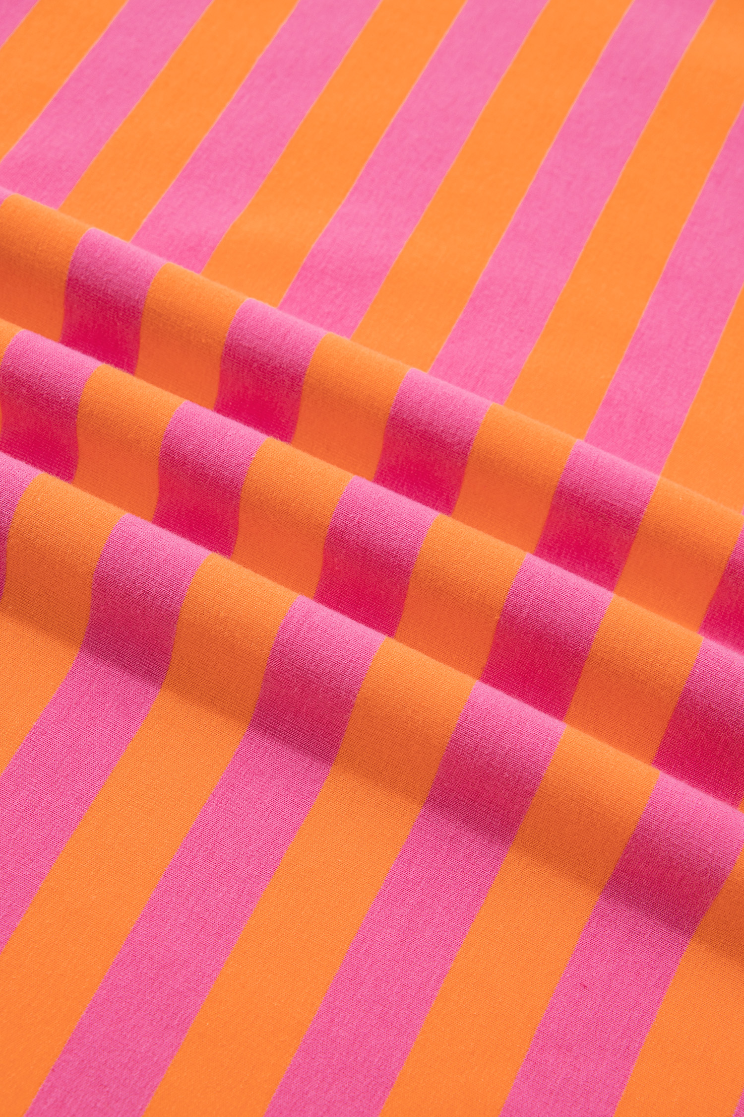 Women's Orange Striped Skort Set, Trendy Fall Outfit - Detail View 8 Women's Orange Striped Skort Set, Trendy Fall Outfit - Detail View 8