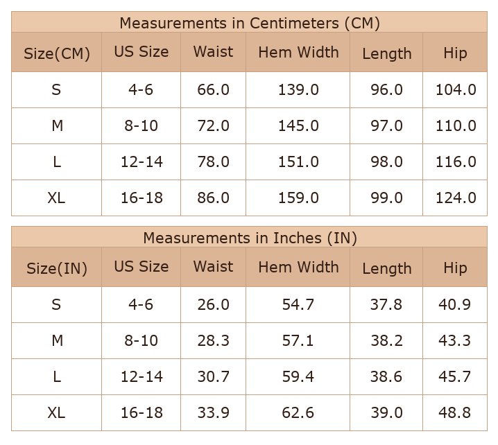 Brown Polka Dot Women's Long Skirt, Casual Daily Wear - Size Chart & Details Brown Polka Dot Women's Long Skirt, Casual Daily Wear - Size Chart & Details