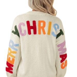 Women's Knit Cardigan, Casual V Neck Button Sweater - Main View