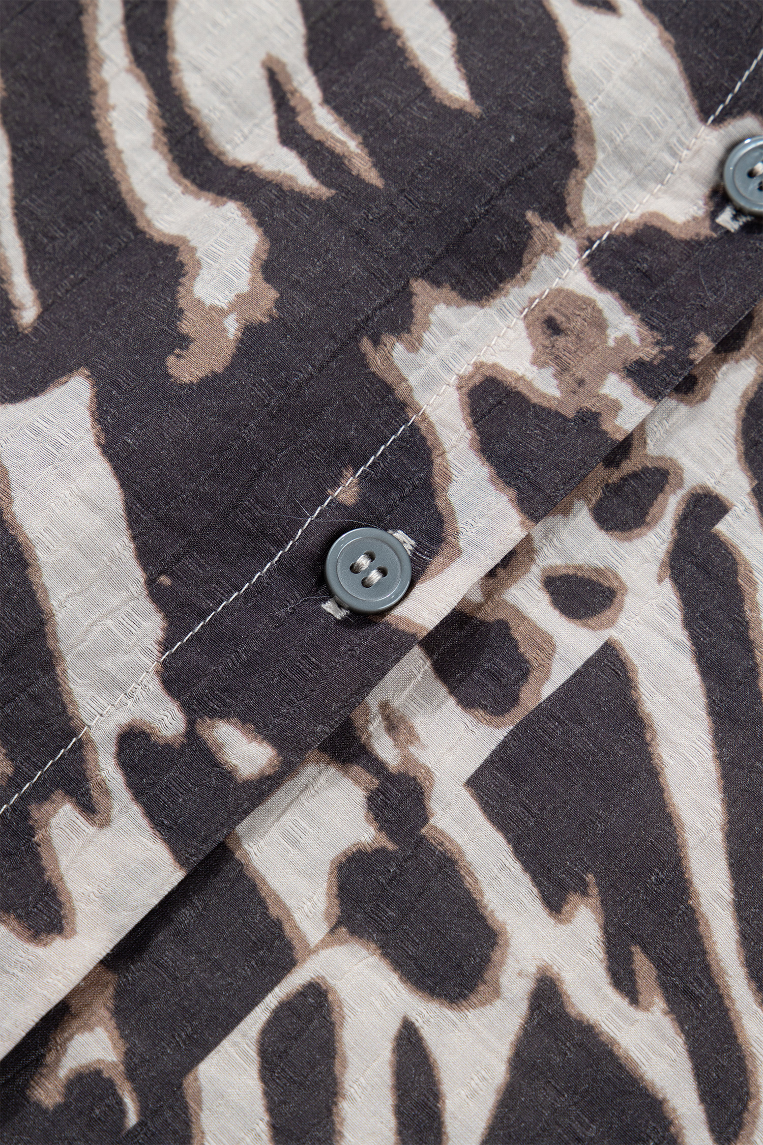 Women's Leopard Print Blouse, Casual V Neck Shirt - Detail View 7 Women's Leopard Print Blouse, Casual V Neck Shirt - Detail View 7