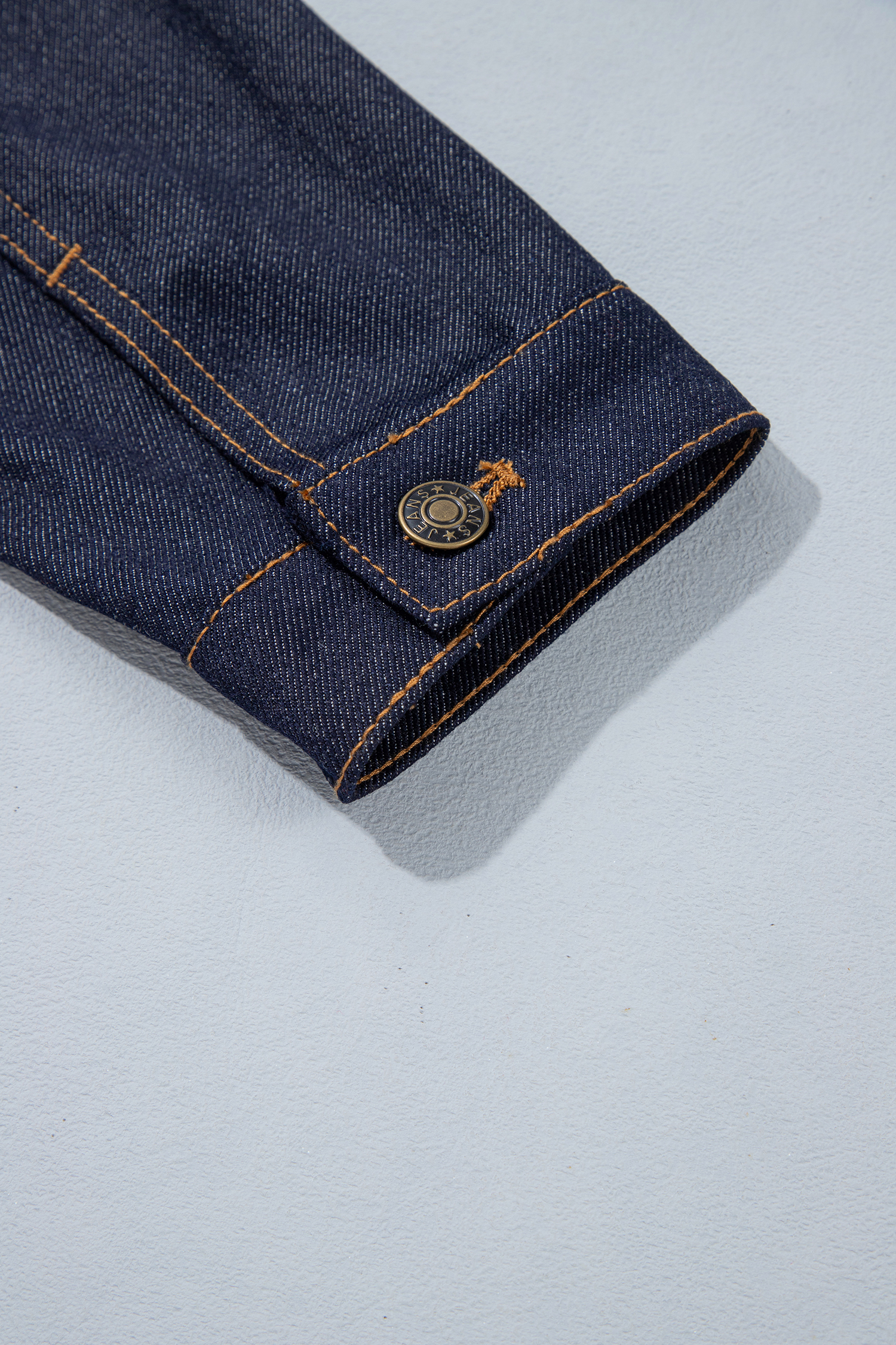 Women's Contrast Collar Jacket, Western Denim Fall Coat - Detail View 11 Women's Contrast Collar Jacket, Western Denim Fall Coat - Detail View 11