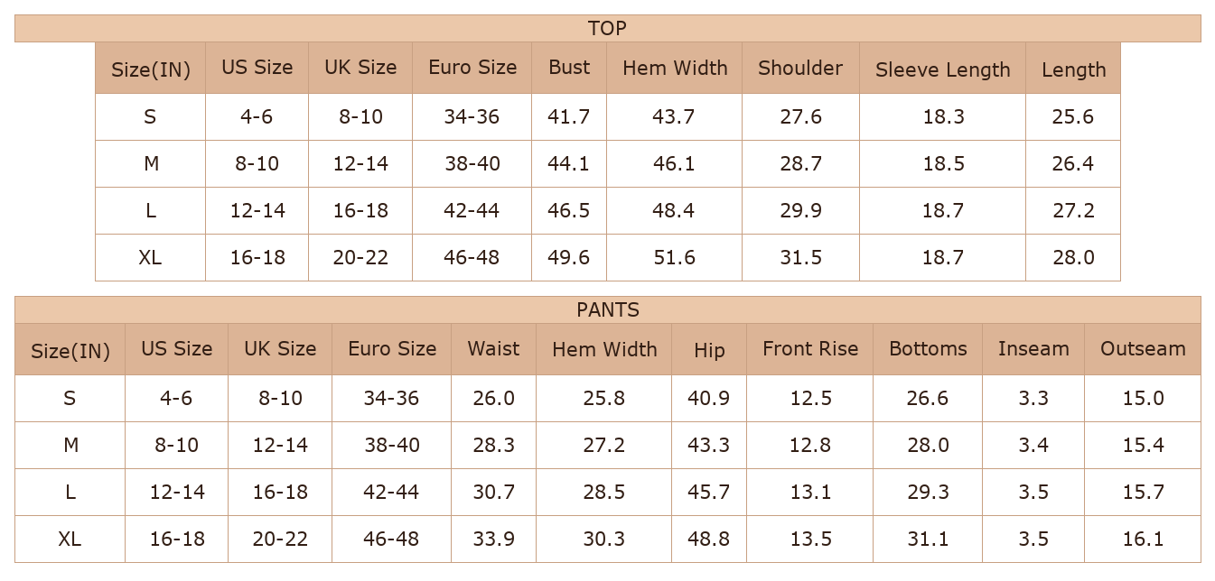 Women's Striped Shorts Set, Casual Oversized Two Piece - Size Chart & Details Women's Striped Shorts Set, Casual Oversized Two Piece - Size Chart & Details