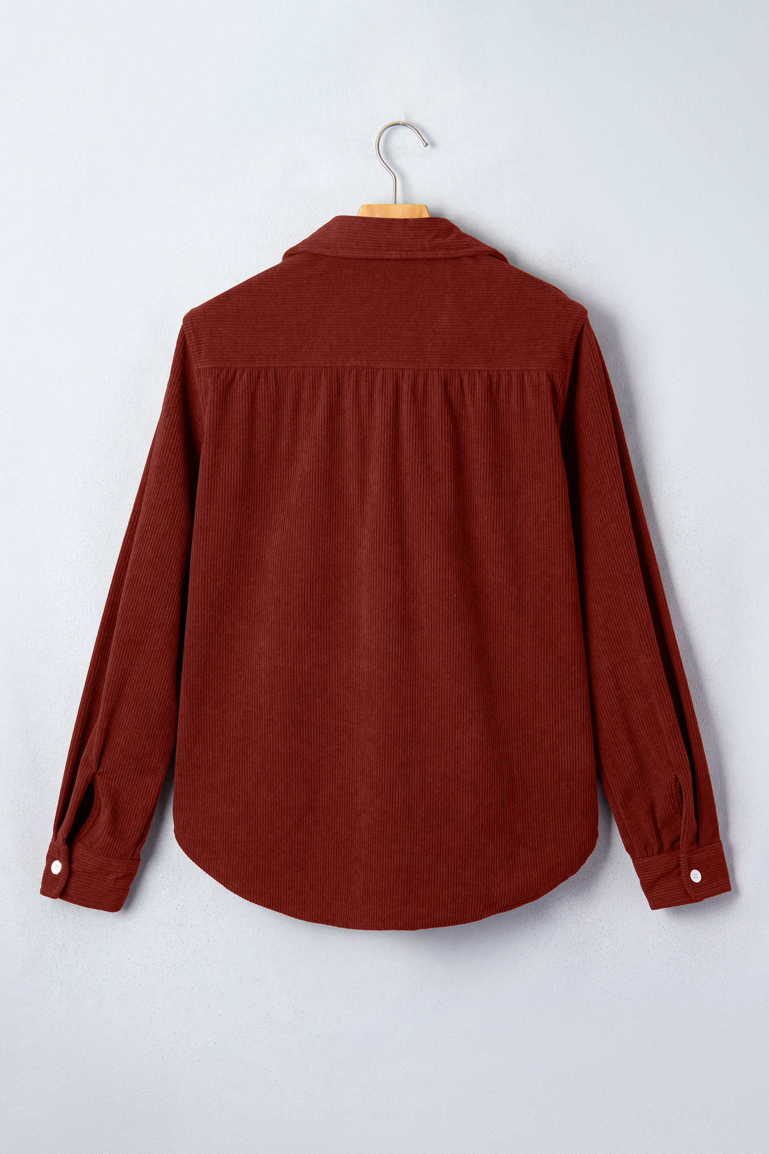 Soft Corduroy Shirt, Womens Comfort Adjustable Cuff - Detail View 6 Soft Corduroy Shirt, Womens Comfort Adjustable Cuff - Detail View 6