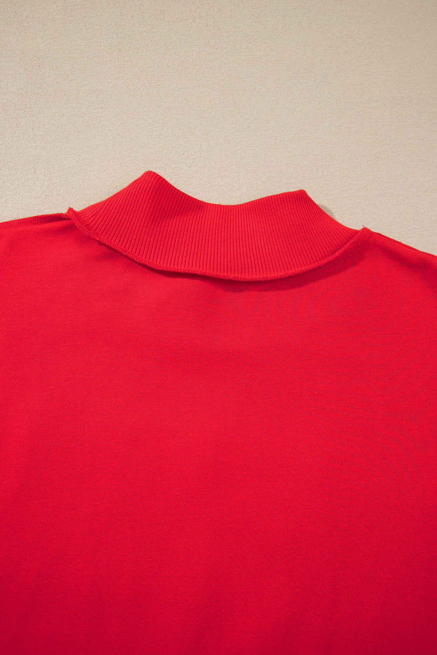 Merry Slogan Christmas Sweatshirt, Women's Festive Stand Neck - Detail View 11 Merry Slogan Christmas Sweatshirt, Women's Festive Stand Neck - Detail View 11