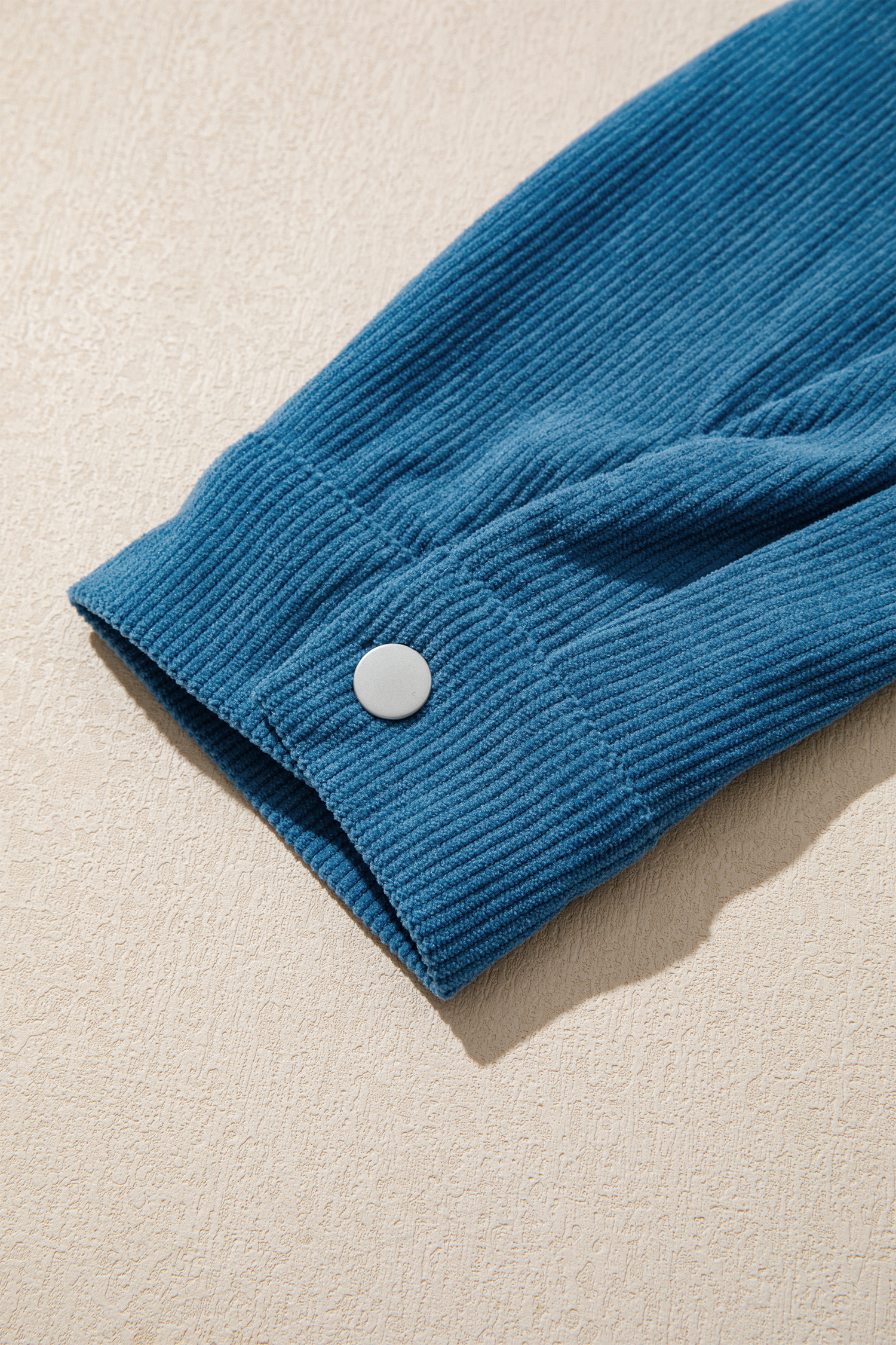 Warm Corduroy Button Down, Womens Autumn Casual Shirt - Detail View 6 Warm Corduroy Button Down, Womens Autumn Casual Shirt - Detail View 6