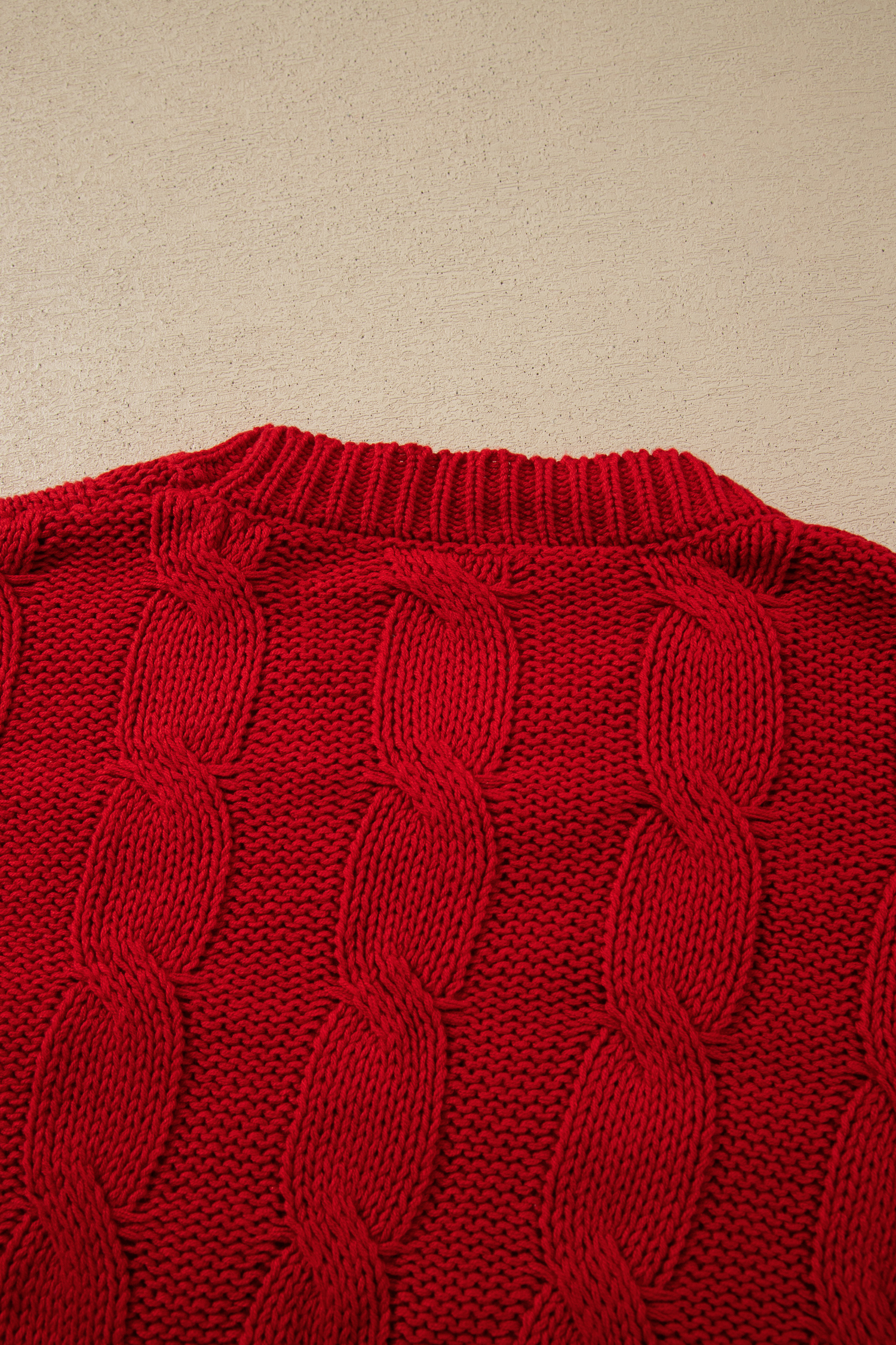 Women's Cotton Blend Knit Sweater, Warm Fall Pullover - Detail View 12 Women's Cotton Blend Knit Sweater, Warm Fall Pullover - Detail View 12