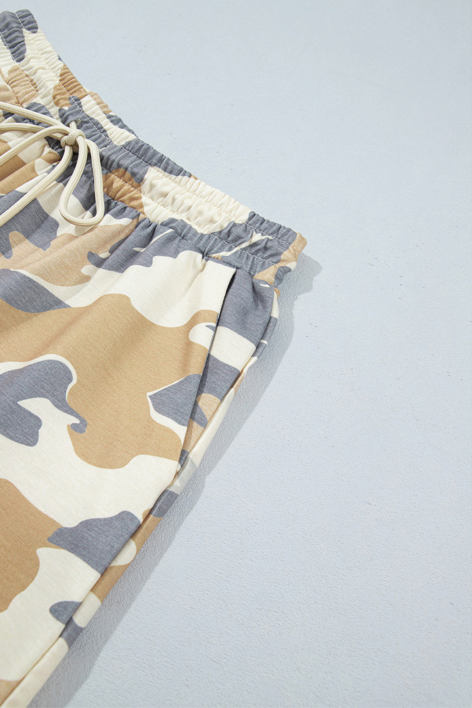 Women's Camouflage Set, Mock Neck Long Sleeve Top - Detail View 14 Women's Camouflage Set, Mock Neck Long Sleeve Top - Detail View 14