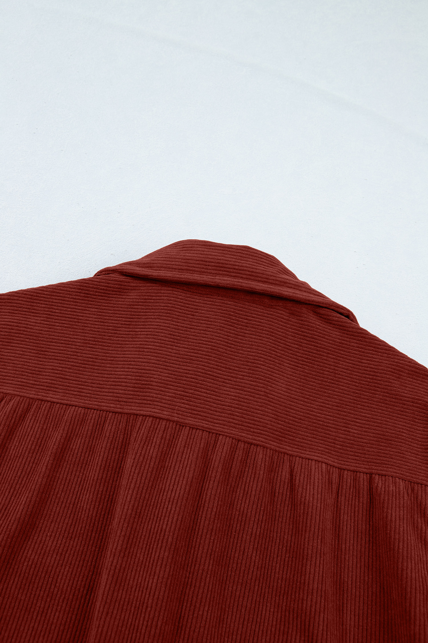 Autumn Corduroy Shirt, Womens Button Down Solid Top - Detail View 8 Autumn Corduroy Shirt, Womens Button Down Solid Top - Detail View 8