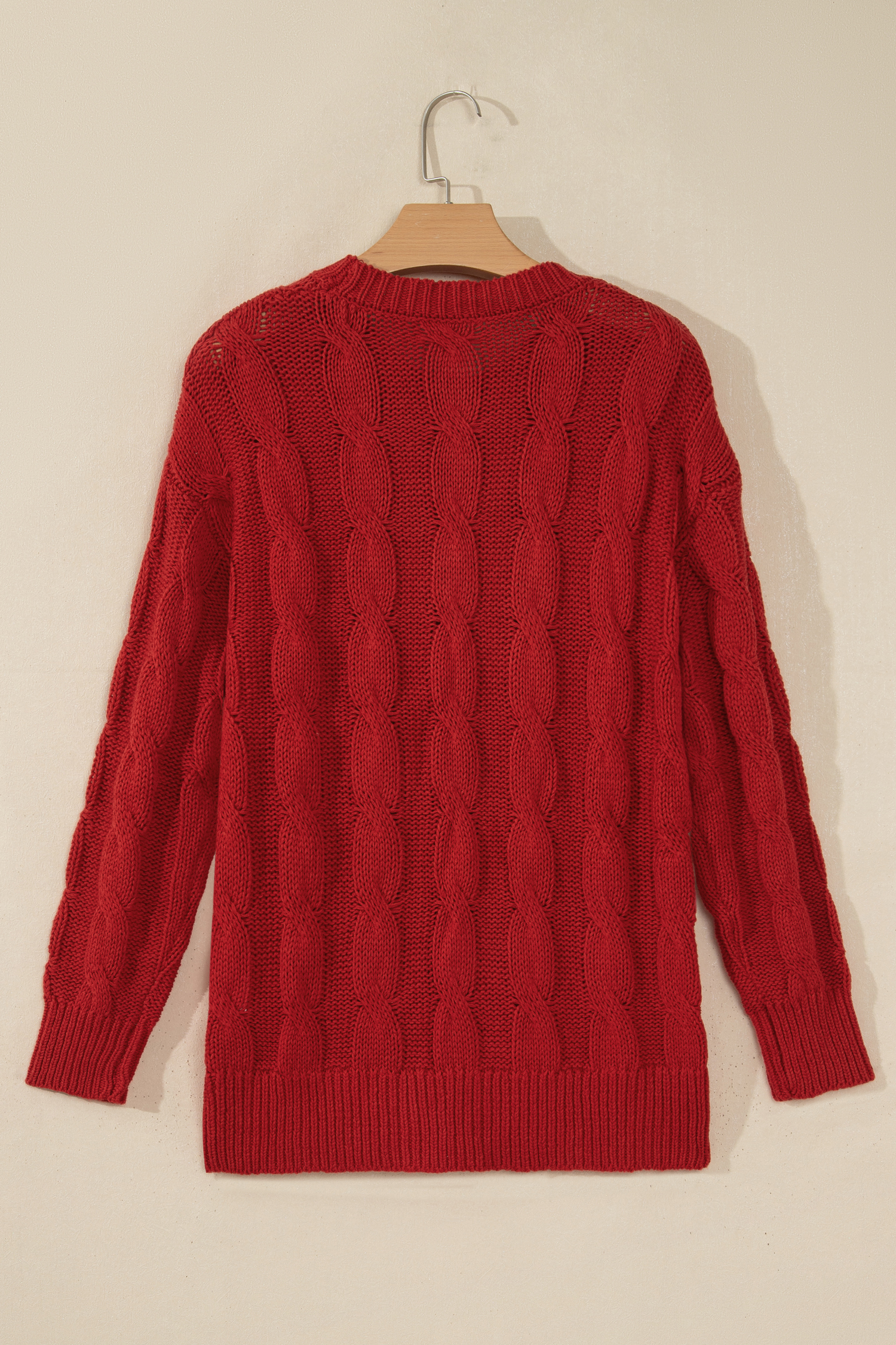 Women's Cotton Blend Knit Sweater, Warm Fall Pullover - Detail View 9 Women's Cotton Blend Knit Sweater, Warm Fall Pullover - Detail View 9