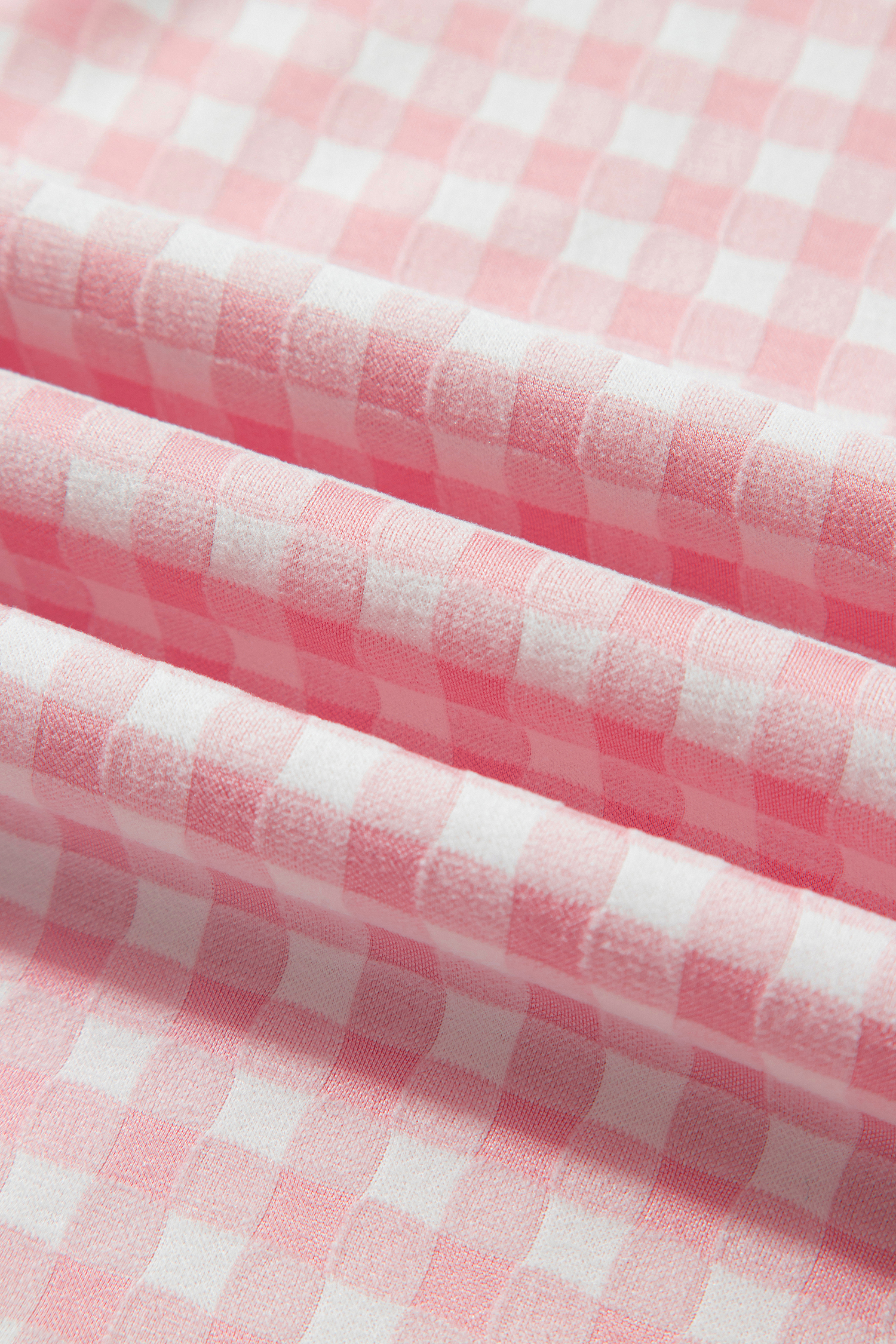 Pink Plaid Pajama Set, Women's Long Sleeve Button Sleepwear - Detail View 16 Pink Plaid Pajama Set, Women's Long Sleeve Button Sleepwear - Detail View 16