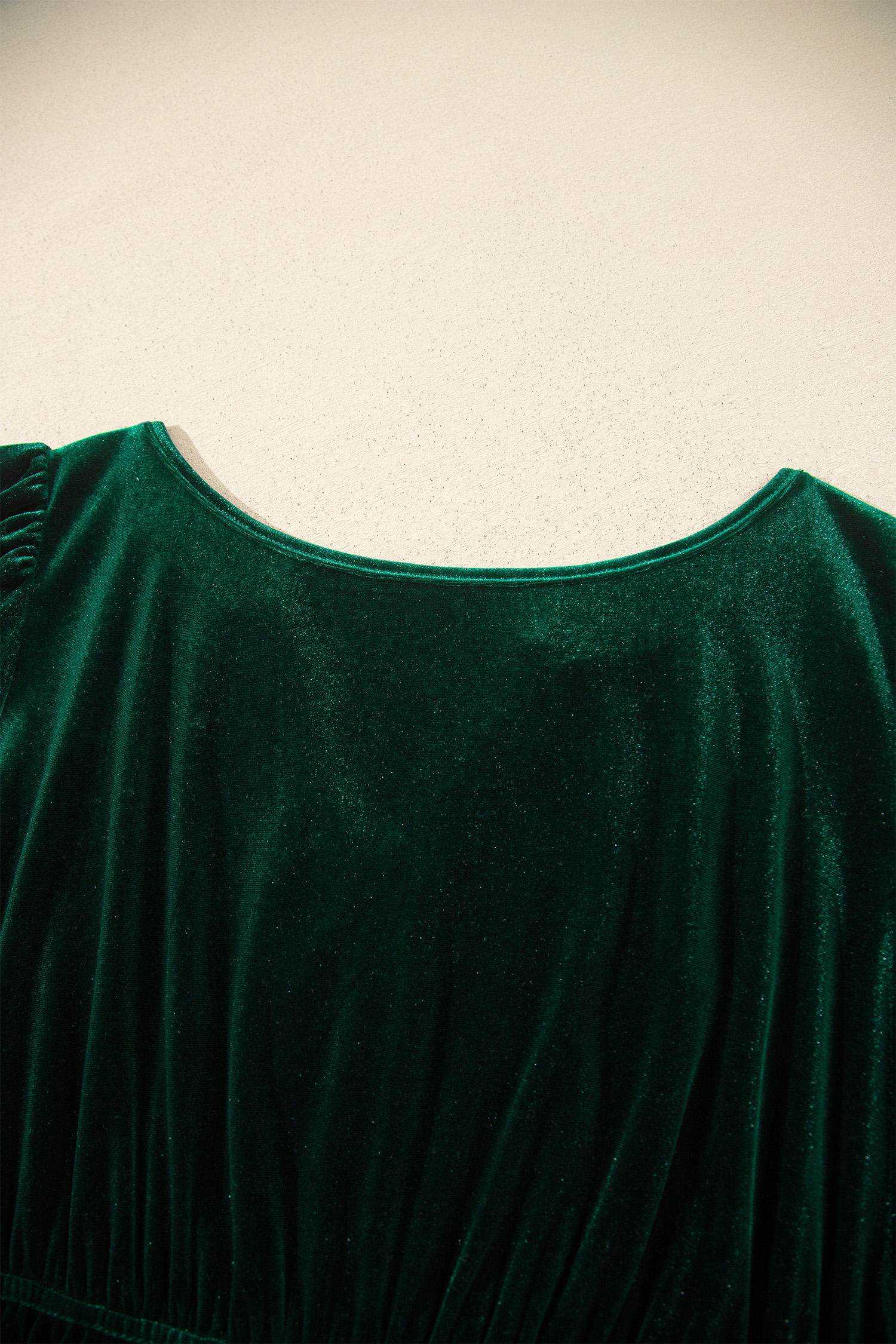 Soft Velvet Long Dress, Women's Fall Tiered A Line Gown - Detail View 12 Soft Velvet Long Dress, Women's Fall Tiered A Line Gown - Detail View 12