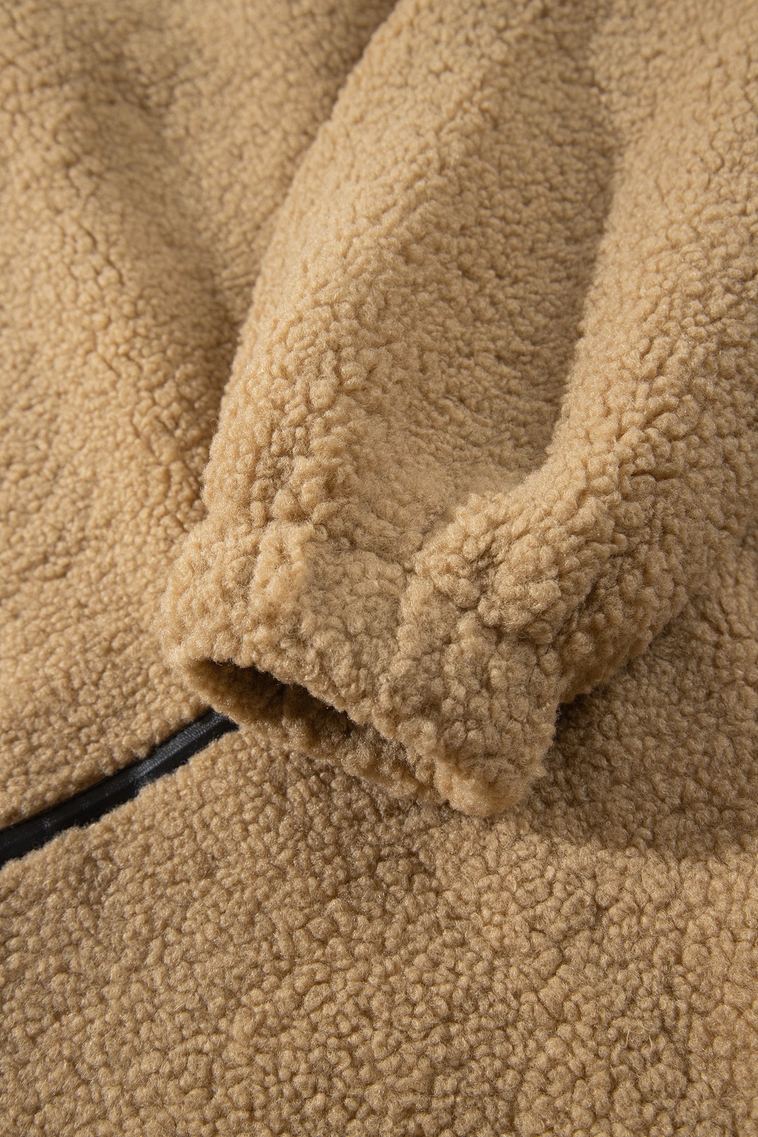 Women's Sherpa Fleece Jacket, Casual Zip Up Winter Coat - Detail View 13 Women's Sherpa Fleece Jacket, Casual Zip Up Winter Coat - Detail View 13