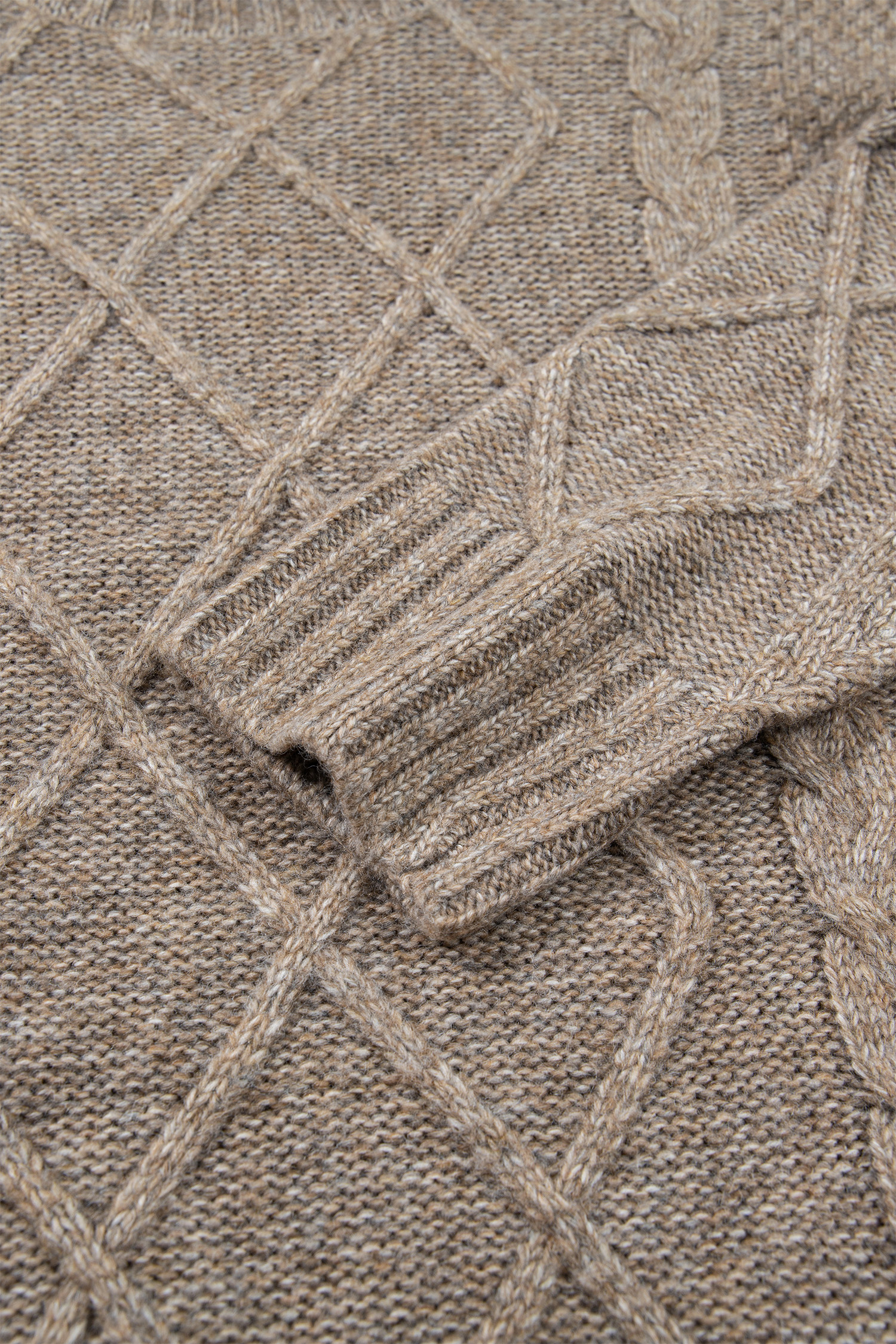 Wool Blend Women's High Neck Sweater, Warm Autumn Knitwear - Detail View 9 Wool Blend Women's High Neck Sweater, Warm Autumn Knitwear - Detail View 9