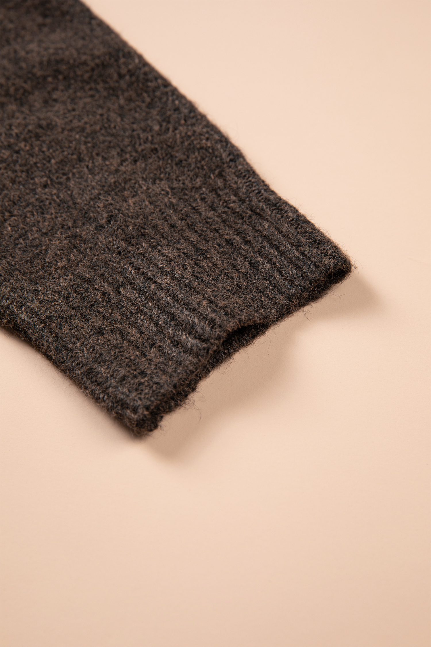 Women's Warm Pullover, Recycled Blend Knit Sweater - Detail View 9 Women's Warm Pullover, Recycled Blend Knit Sweater - Detail View 9